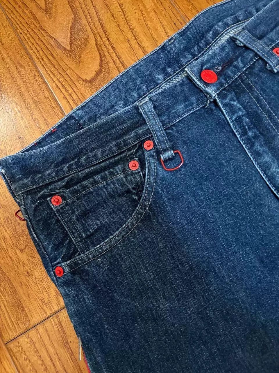 Levi's Levi's Fenom Red Flash Raw 207 W34 Good Condition Size US 34 / EU 50 - 5 Thumbnail