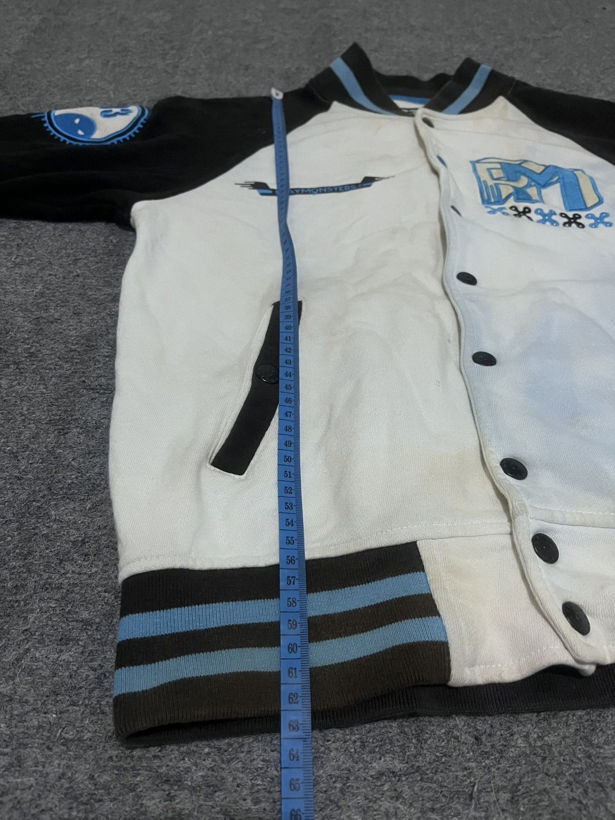 Japanese Brand Incredibly Playmonsters Varsity Jacket Streetwear Graphic Size US M / EU 48-50 / 2 - 9 Thumbnail