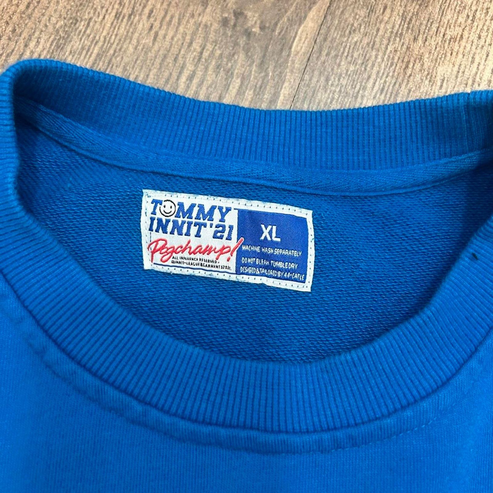 Other TommyInnit Official Crewneck Sweatshirt Blue Multicolor XL Size US XL / EU 56 / 4 - 3 Thumbnail