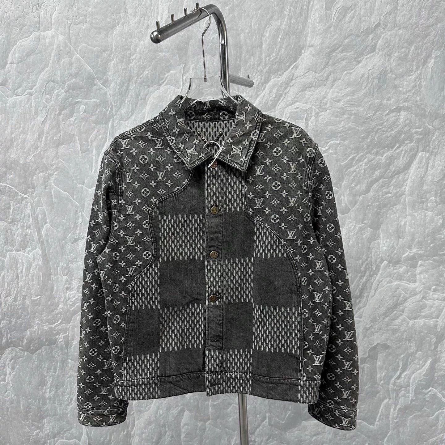 louis vuitton nigo denim jacket size 48