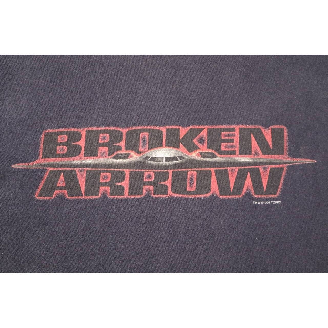 Gildan Vintage 1996 Broken Arrow Movie Promo T-Shirt Size L Gildan Size US L / EU 52-54 / 3 - 4 Thumbnail