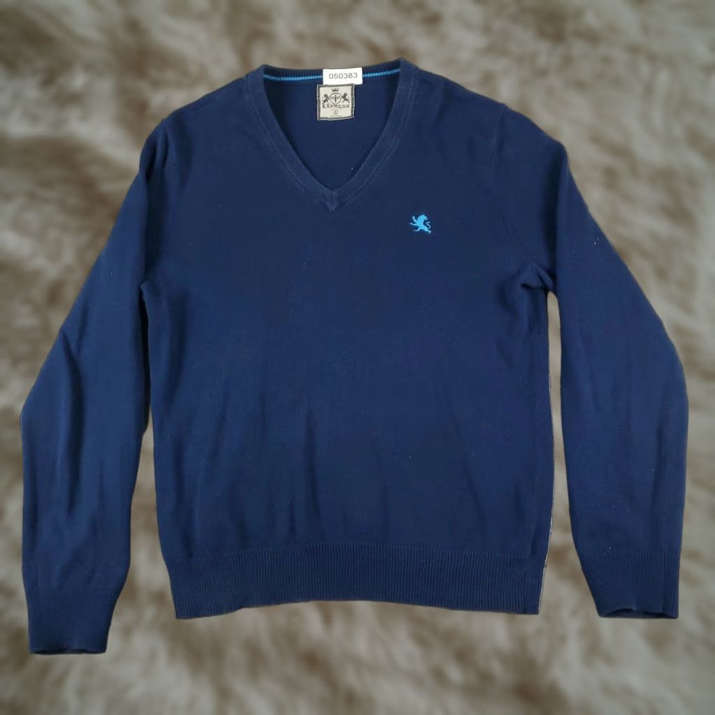 Express Express Mens Small Blue Casual Pullover Sweatshirt Size US S / EU 44-46 / 1 - 1 Thumbnail