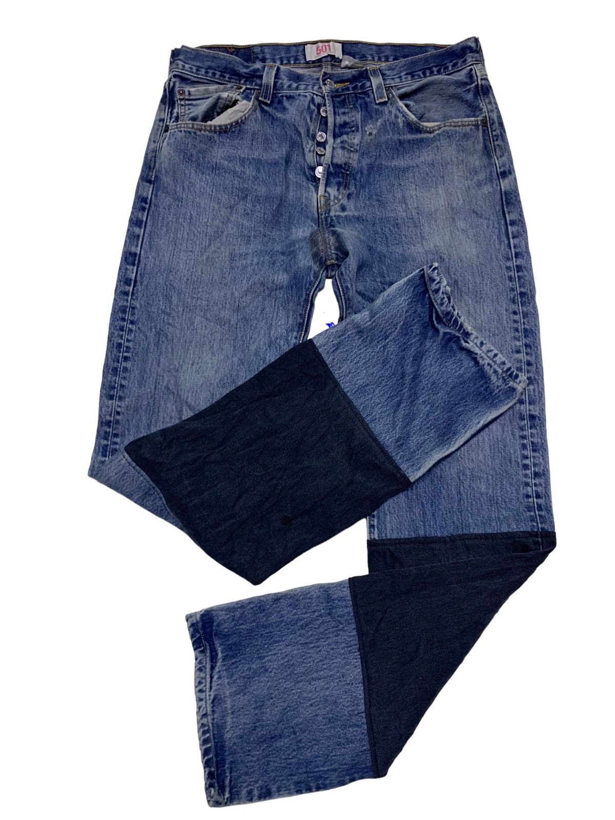 Levi's Vintage Clothing Levis Distressed denim custom Size US 34 / EU 50 - 12 Thumbnail