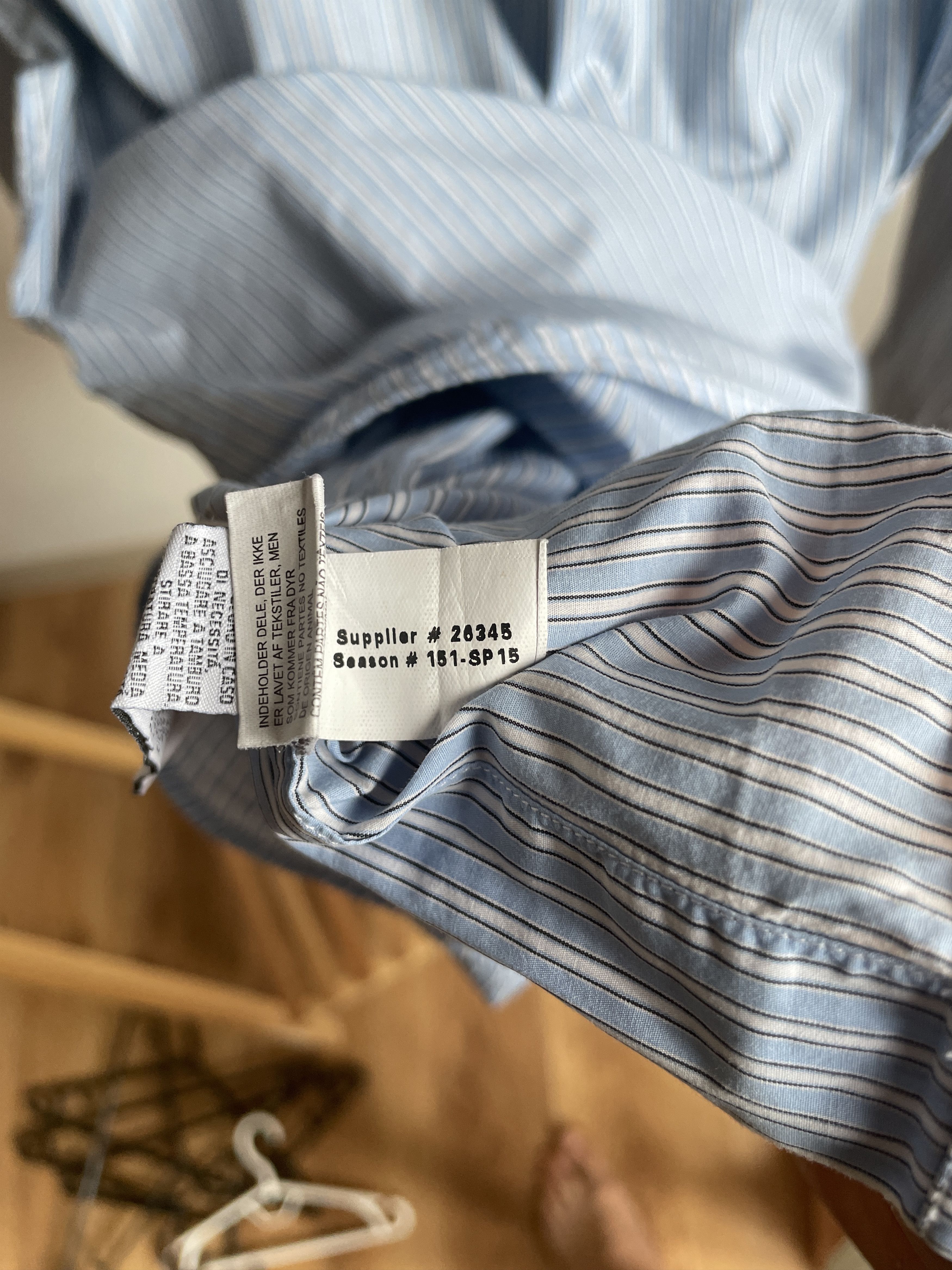 Ralph Lauren Black Label Ralph Lauren Black Label Tailored Fit Striped Dress Shirt Size US L / EU 52-54 / 3 - 9 Thumbnail