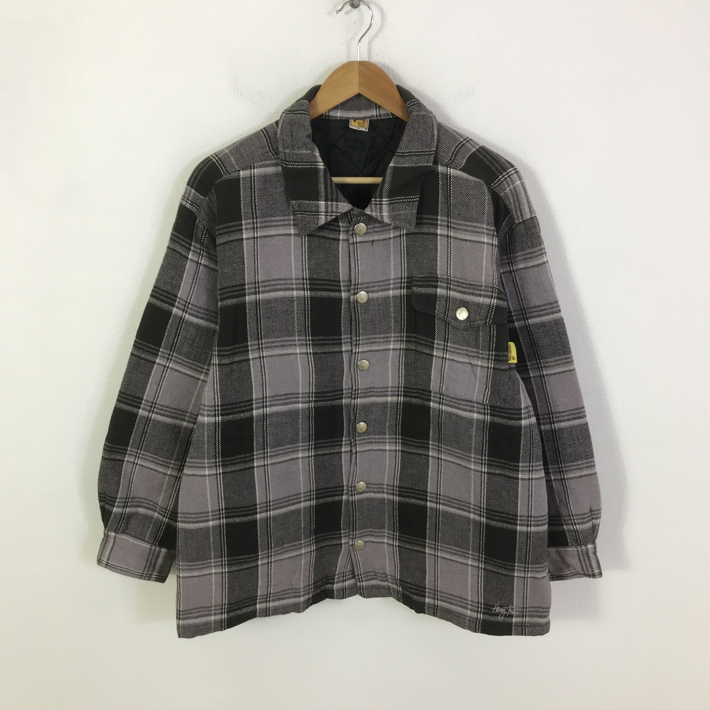 Hang Ten Hang Ten Tartan Button jacket K114B8 Size US L / EU 52-54 / 3 - 1 Thumbnail