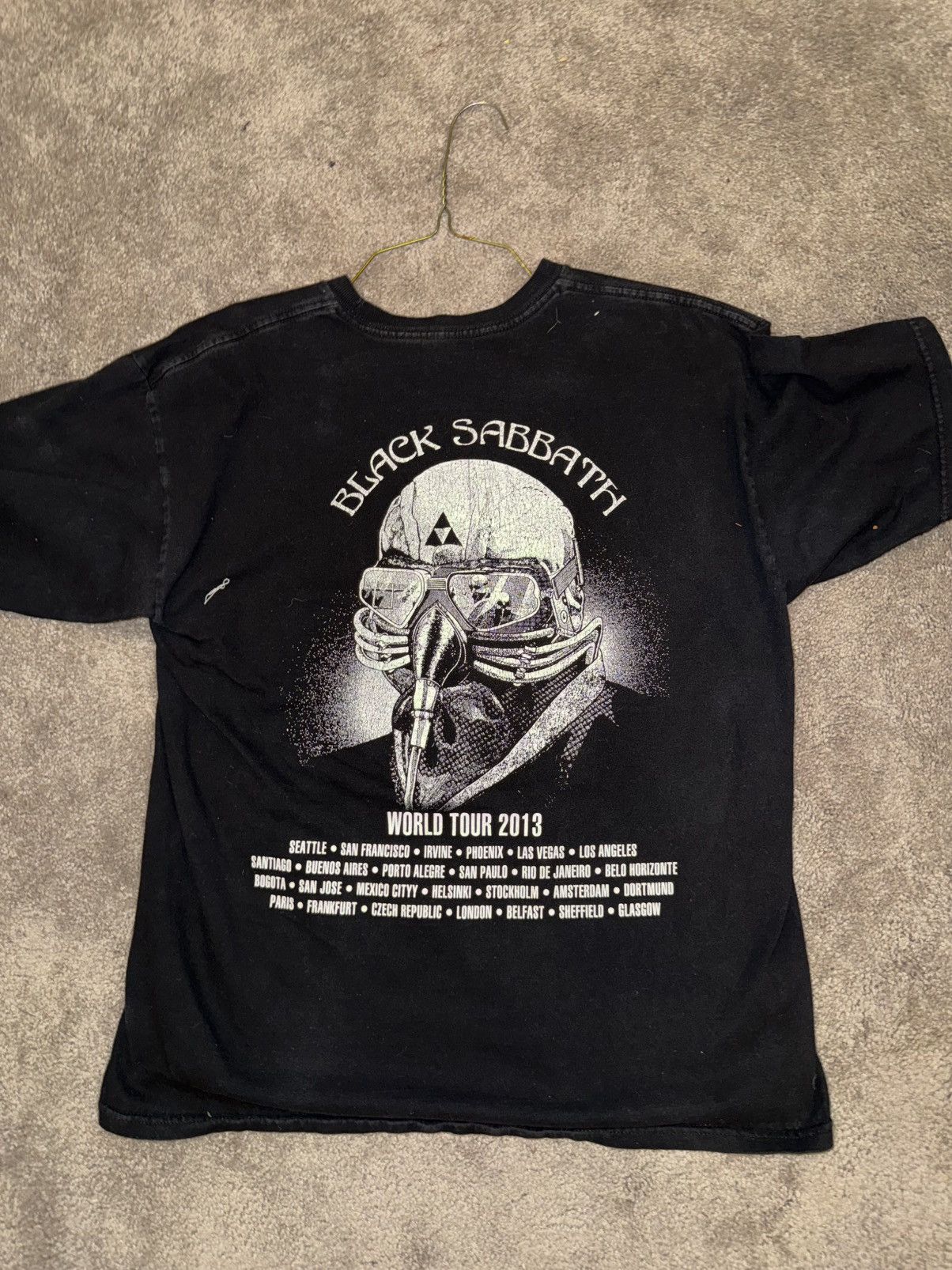 Other Vintage Black Sabbath World Tour 2013 T-Shirt Black Size US M / EU 48-50 / 2 - 2 Thumbnail