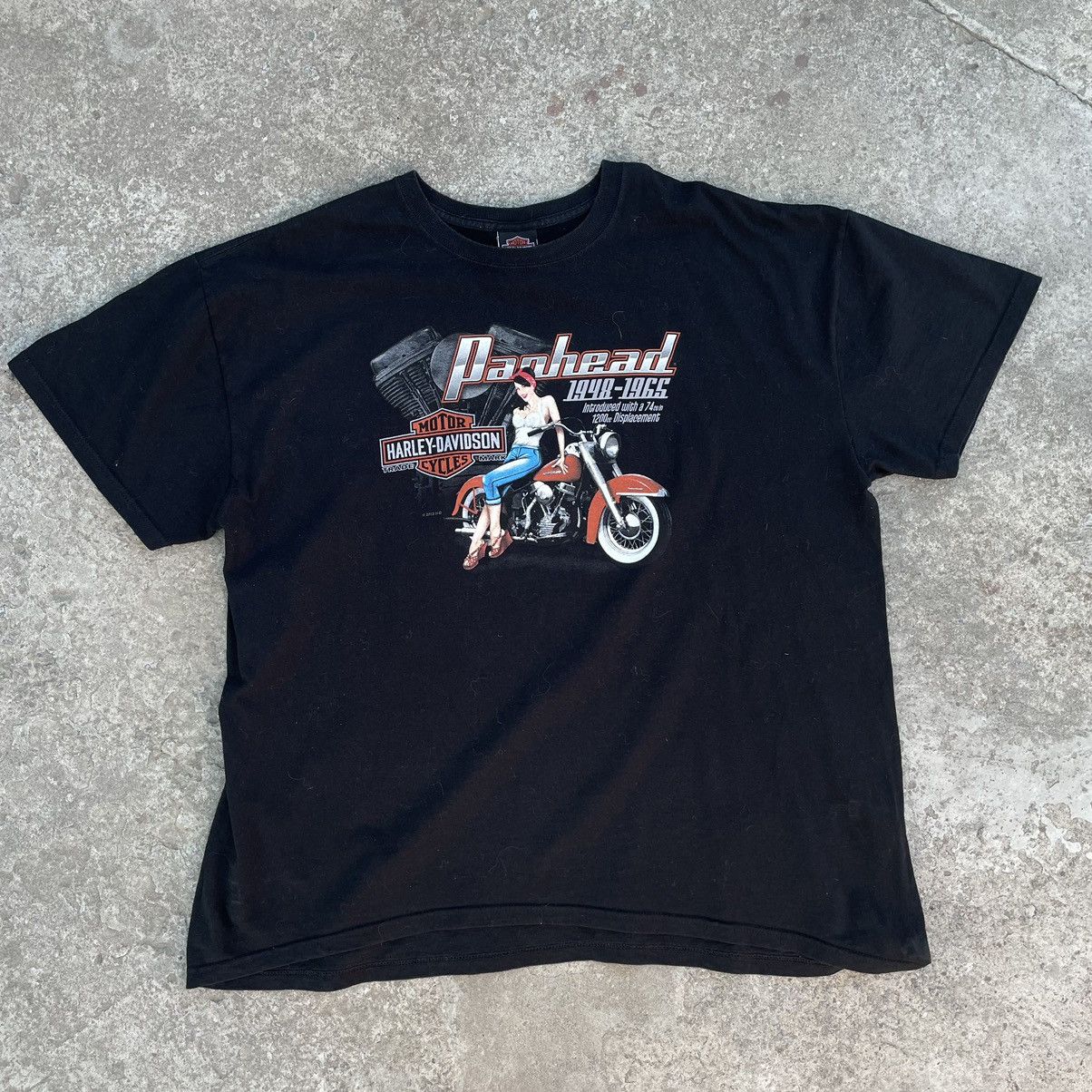 Harley Davidson × Vintage Vintage Harley Davidson T-shirts Moto 90s Y2K Oversize Size US XXL / EU 58 / 5 - 1 Thumbnail