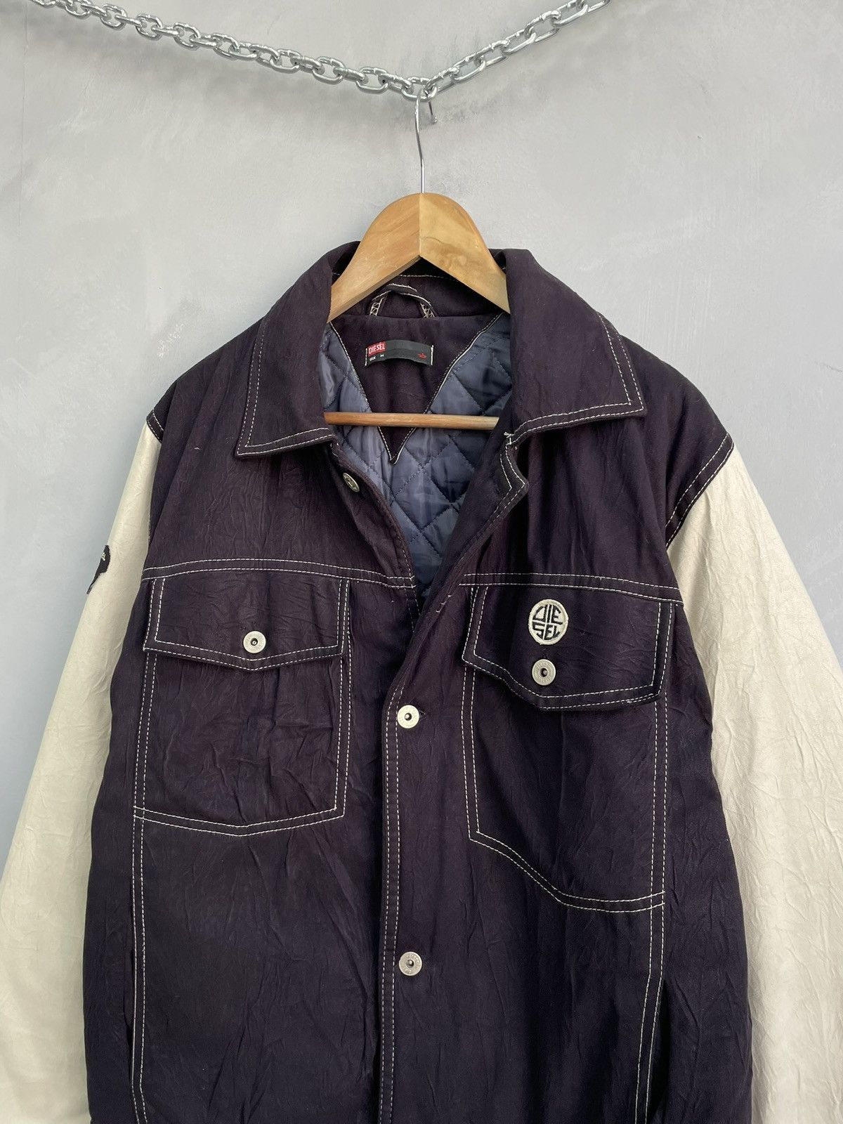 Diesel Rare Diesel style trucker jacket 90s avant garde Size US M / EU 48-50 / 2 - 2 Thumbnail