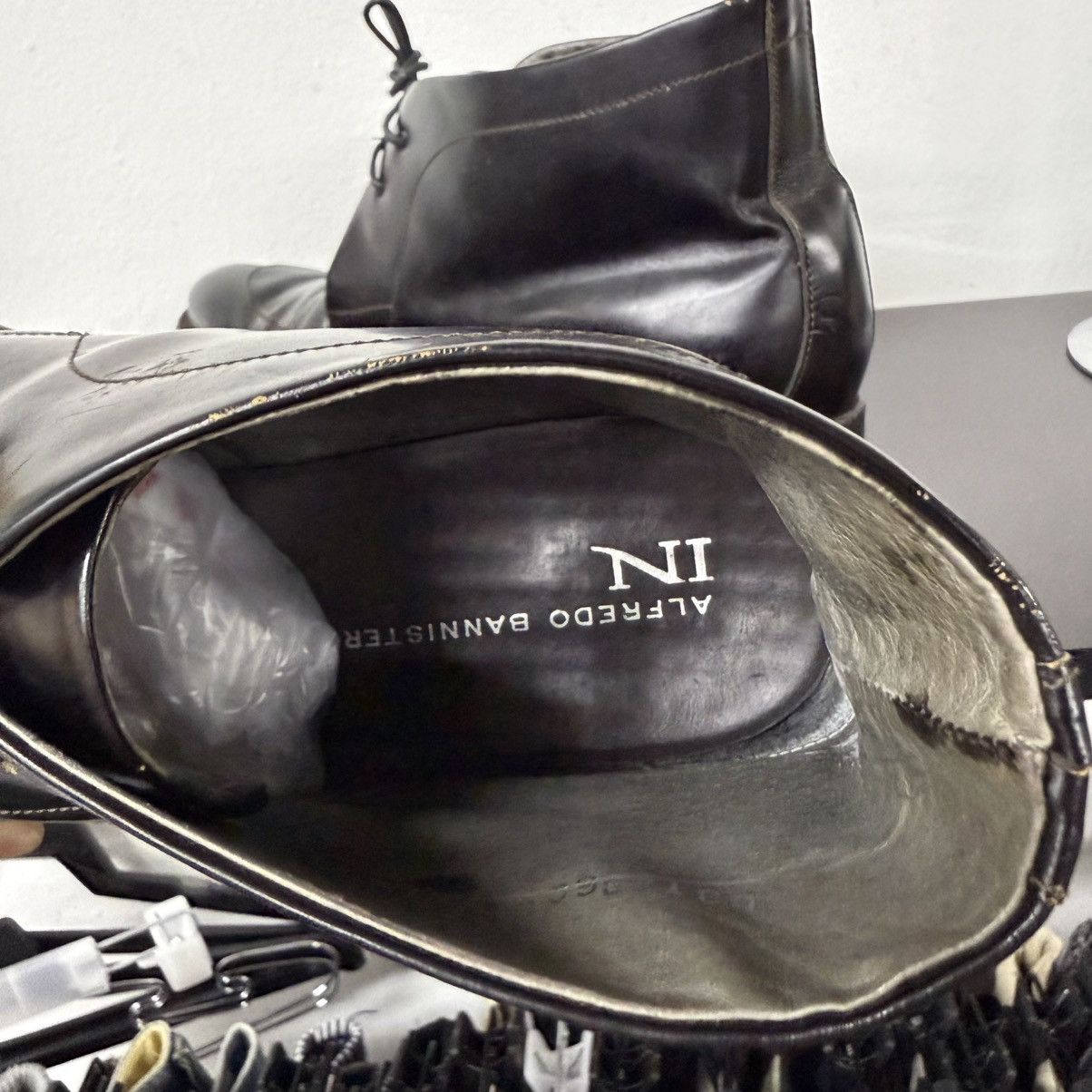 Dirk Bikkembergs Archive Japan// Alfredo Bannister Leather Boots Size US 9 / EU 42 - 7 Thumbnail