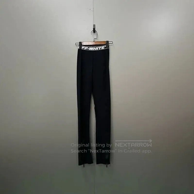 Off-White Off-White Black Logo Women's Casual Pants . Size 22" - 1 Thumbnail