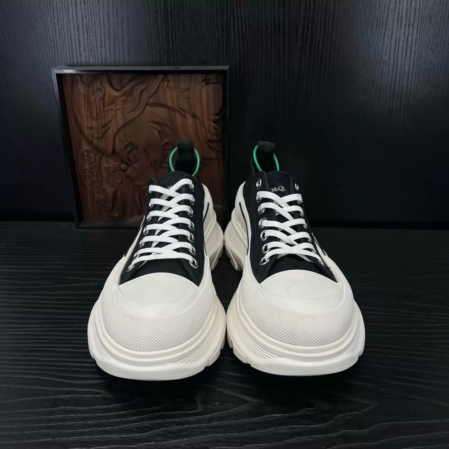 Alexander McQueen Alexander McQueen Black White Martin Boots 42 Size US 9 / EU 42 - 5 Thumbnail