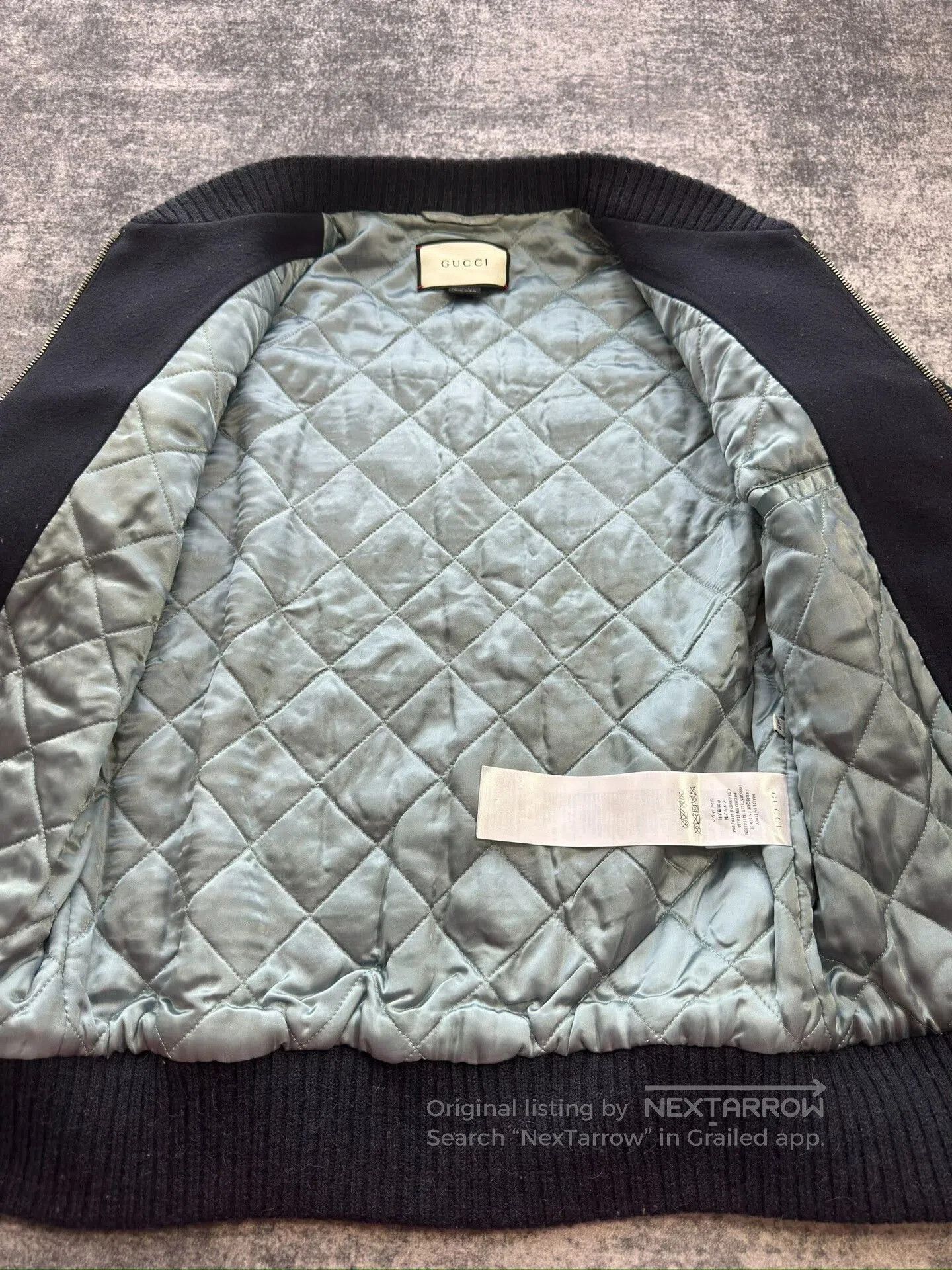 Gucci Gucci Floral Studded Embroidered Wool Jacket. Size US L / EU 52-54 / 3 - 6 Thumbnail