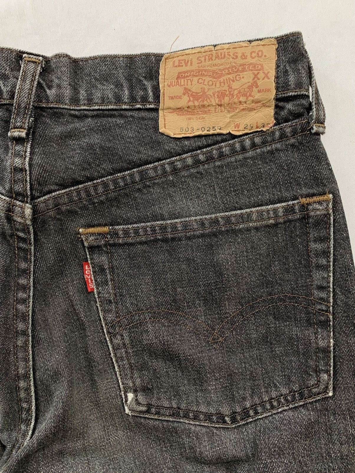 Levi's Vintage Clothing Vintage levis 503 jeans pants stone black Size US 28 / EU 44 - 5 Thumbnail