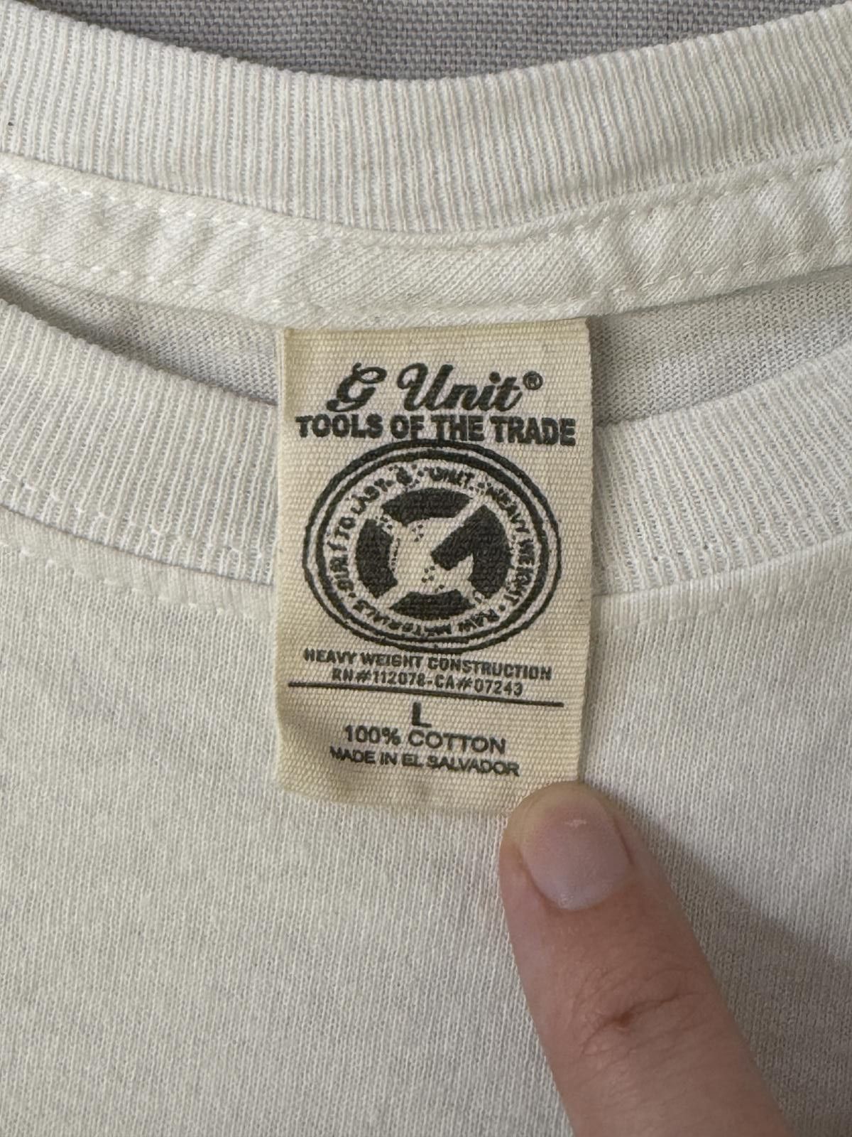 G-Unit Y2K G-Unit t-SHIRT Heavy Weight Fuzzy Logo Tee - L Size US L / EU 52-54 / 3 - 2 Thumbnail
