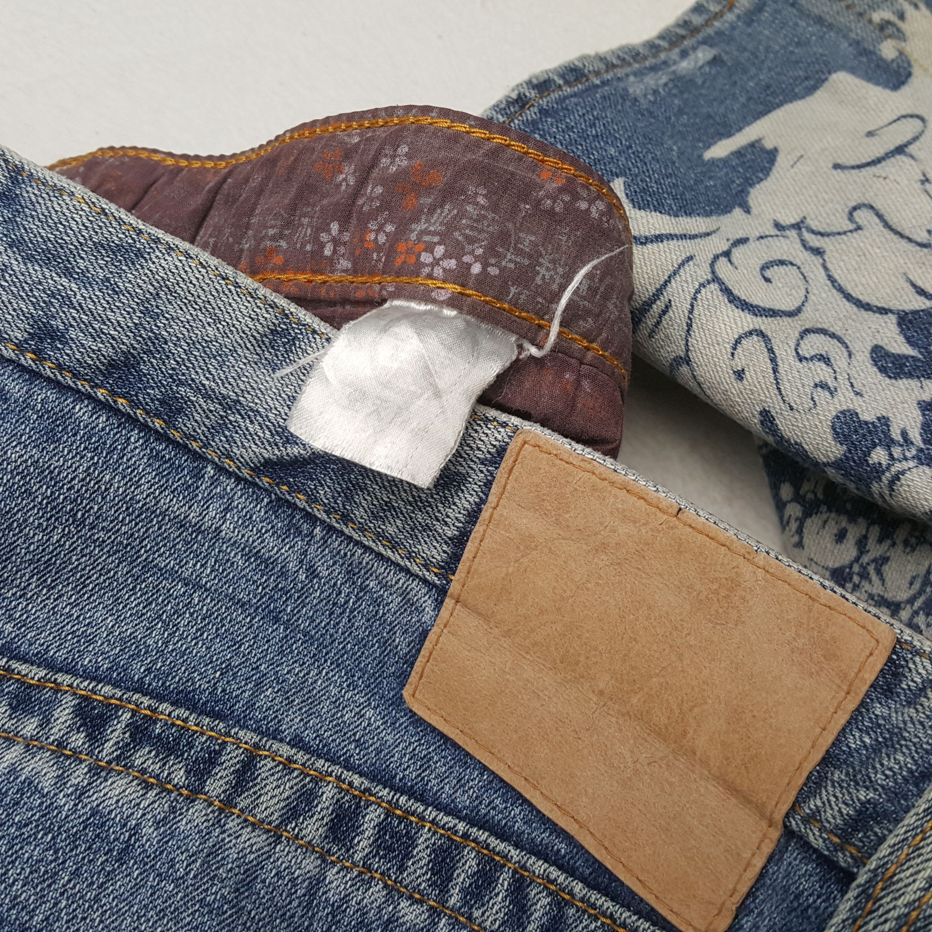 Japanese Brand Japanese Art Design Style Fashion Streetwear Jeans Size US 36 / EU 52 - 14 Thumbnail