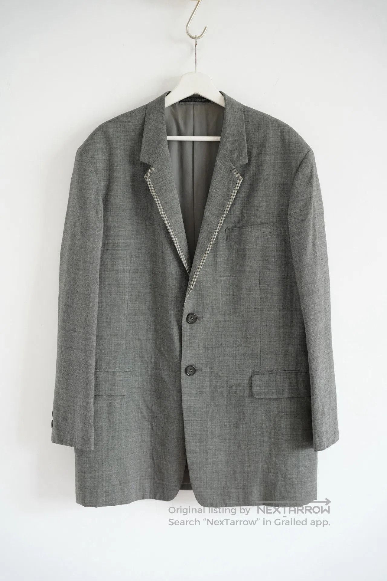 Yohji Yamamoto Yohji Yamamoto 92ss Gray Houndstooth Suit. Size US S / EU 44-46 / 1 - 1 Thumbnail