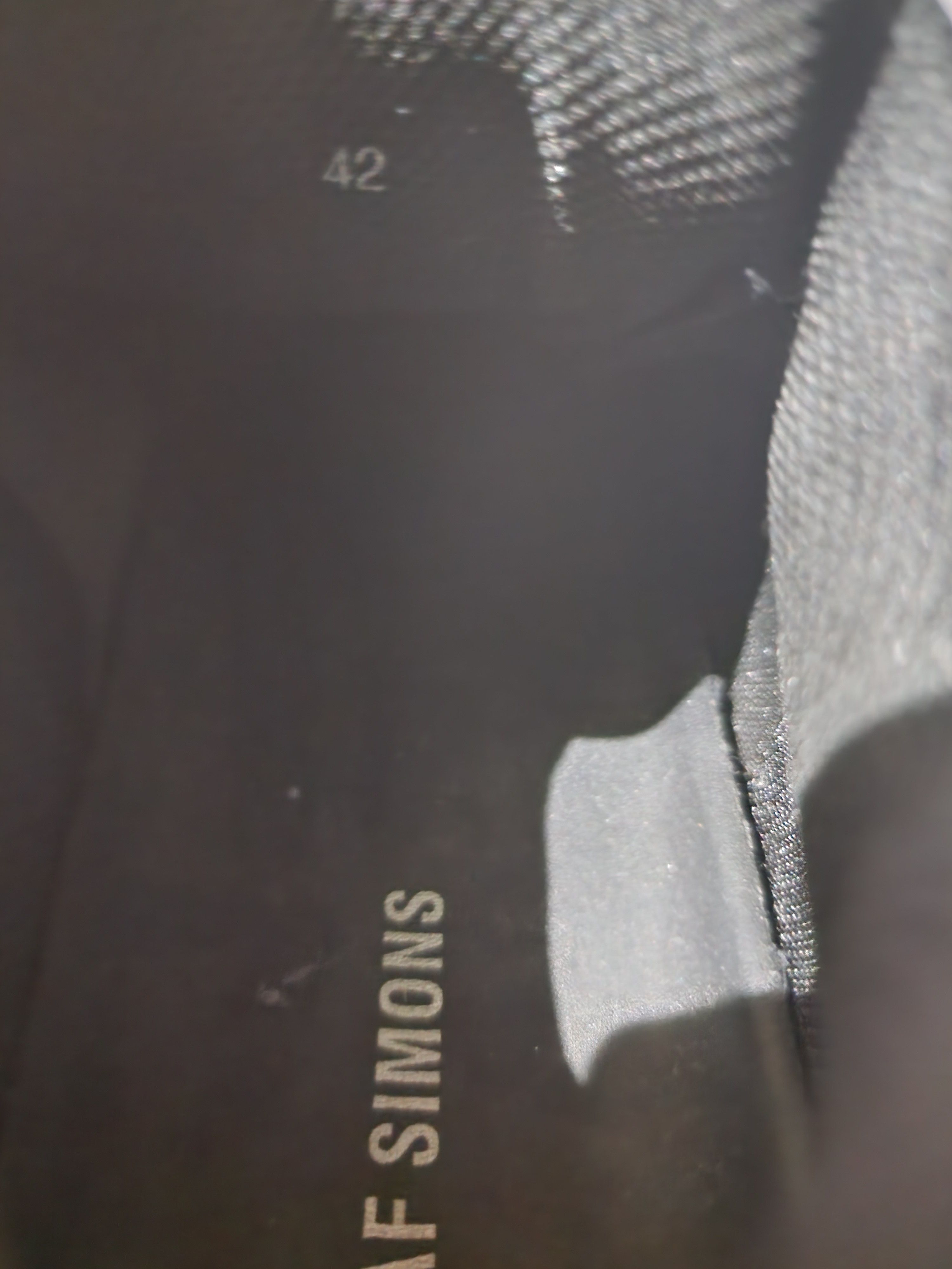 Raf Simons Raf Simons x adidas Cyclone Black EU 41 Size US 8 / EU 41 - 8 Thumbnail