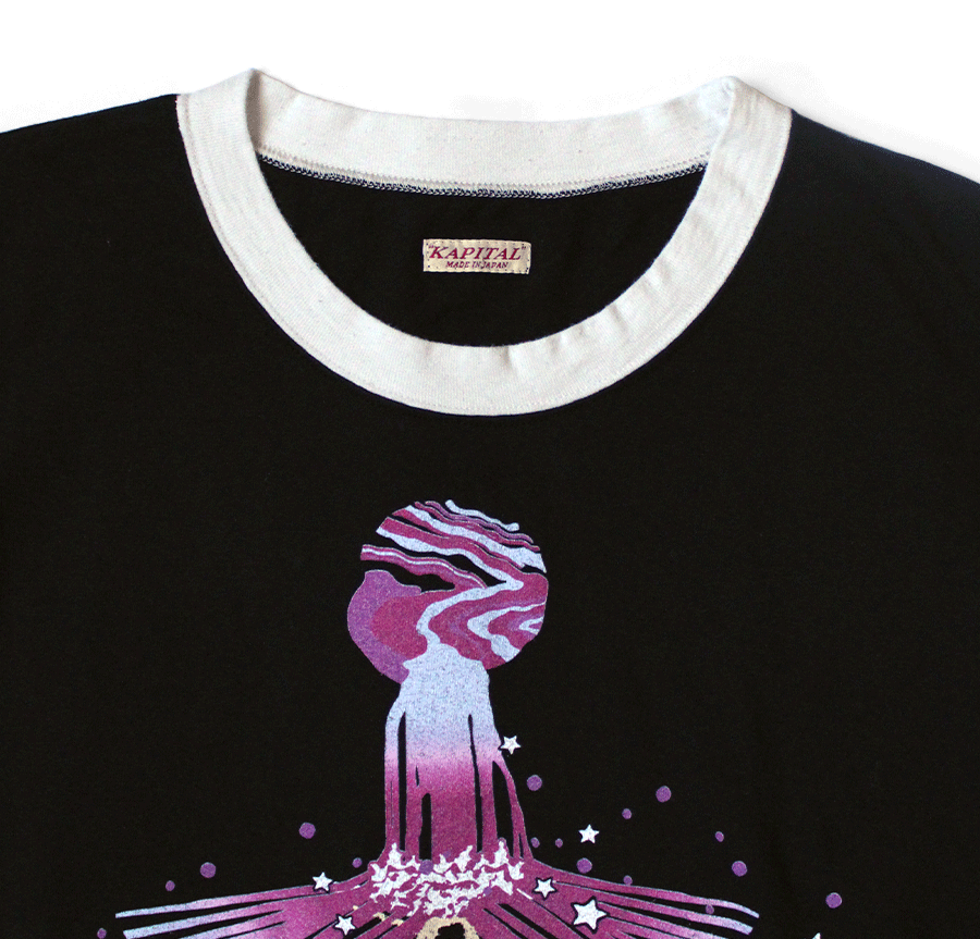 Kapital Kapital 20 Tenjiku Laundry Max Ringer t-shirt Tee black 2 Size US M / EU 48-50 / 2 - 7 Thumbnail