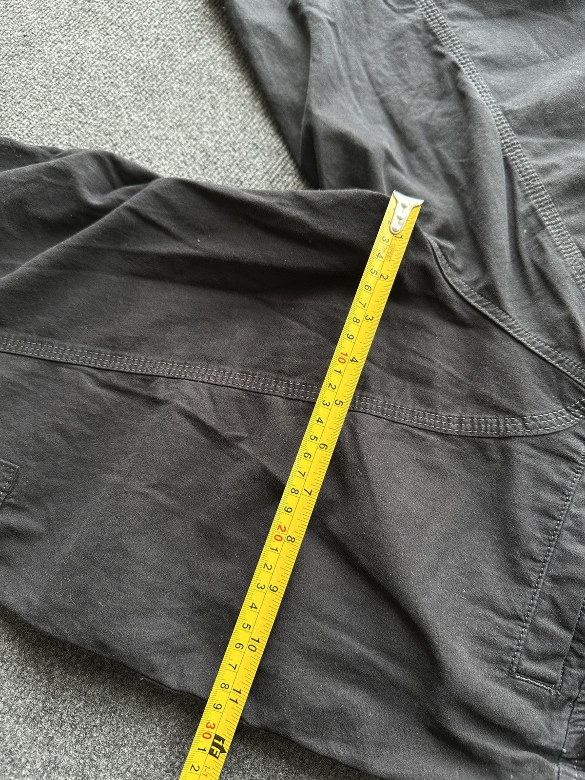 Other 🚨 RARE BLACK CARGO MULTIPOCKET WOMEN PANTS Size 28" / US 6 / IT 42 - 18 Thumbnail