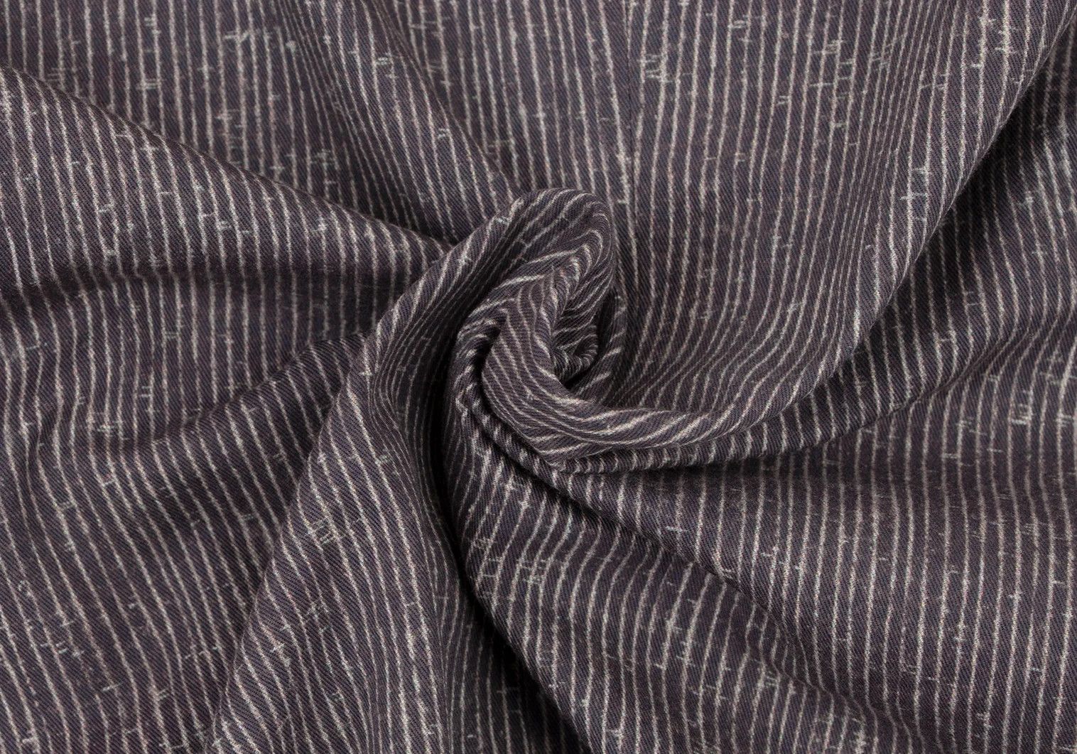 Issey Miyake Cotton Striped 3-Button Jacket in Purple, Size L Size US L / EU 52-54 / 3 - 15 Thumbnail