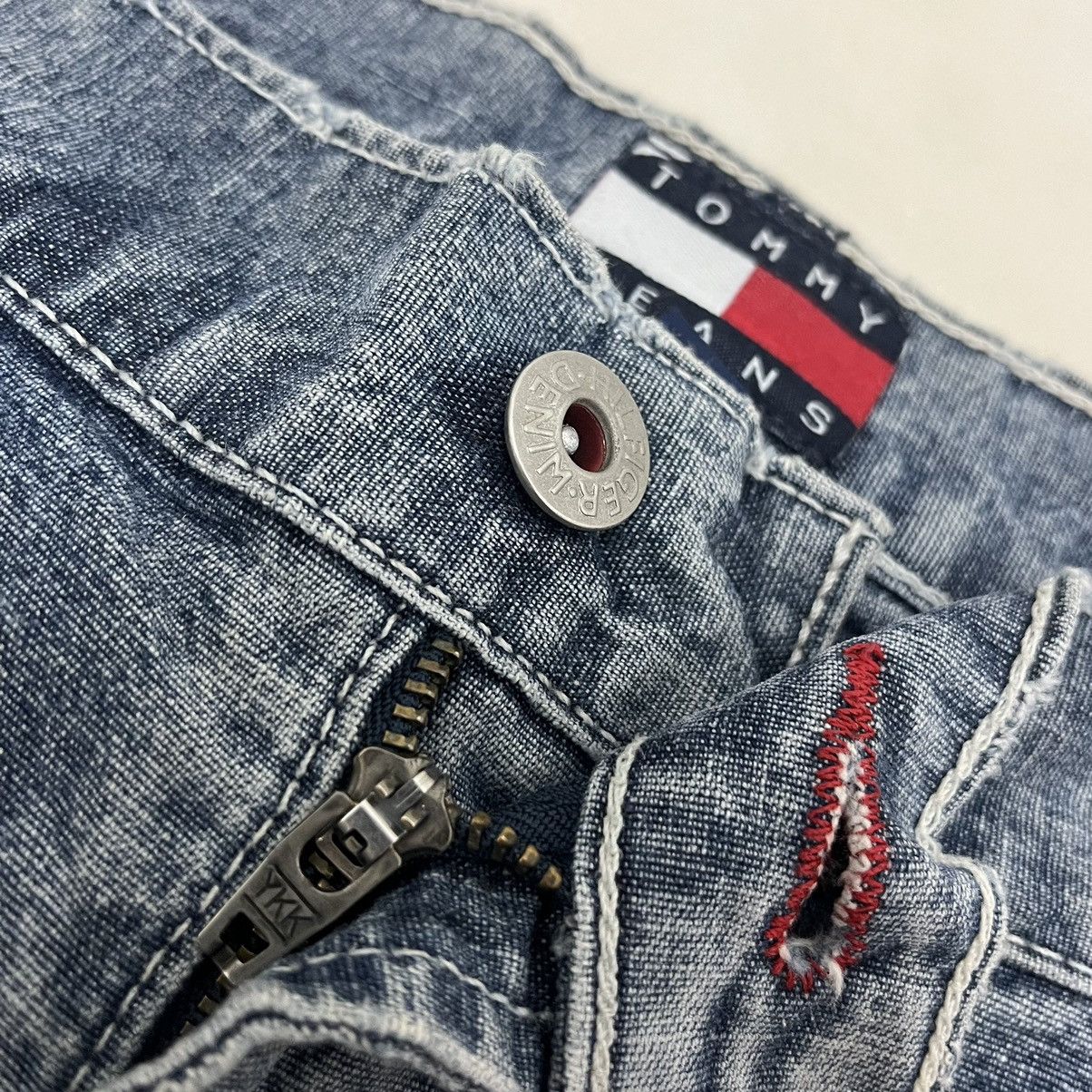 Tommy Hilfiger Carpenter Baggy Jeans Tommy Hilfiger Blue Washed Denim Size US 36 / EU 52 - 8 Thumbnail