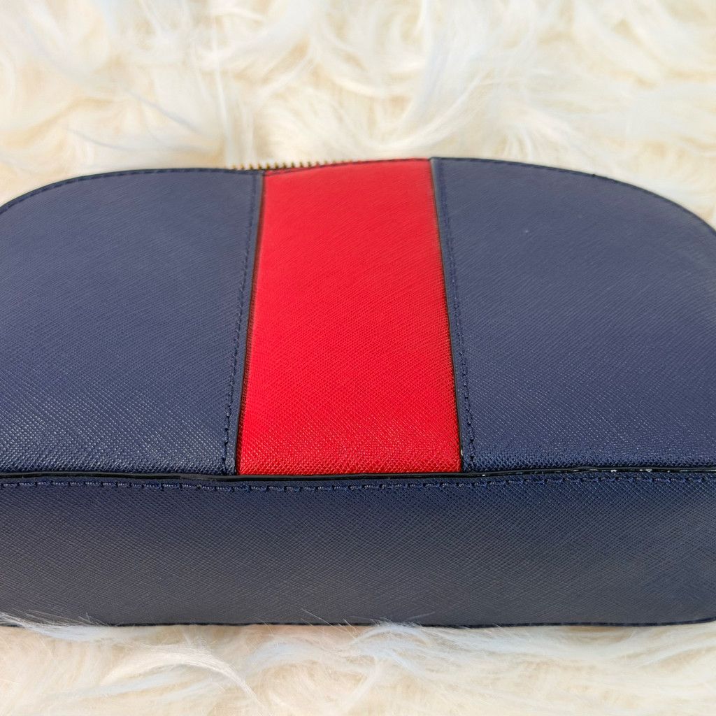 Kate Spade Kate spade navy and red stripe saffiano with gold chain Size ONE SIZE - 2 Thumbnail