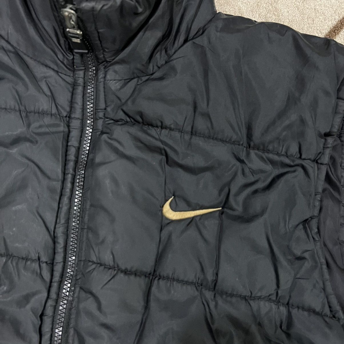 Nike × Vintage Bootleg Nike Puffer Vest Size US L / EU 52-54 / 3 - 4 Thumbnail