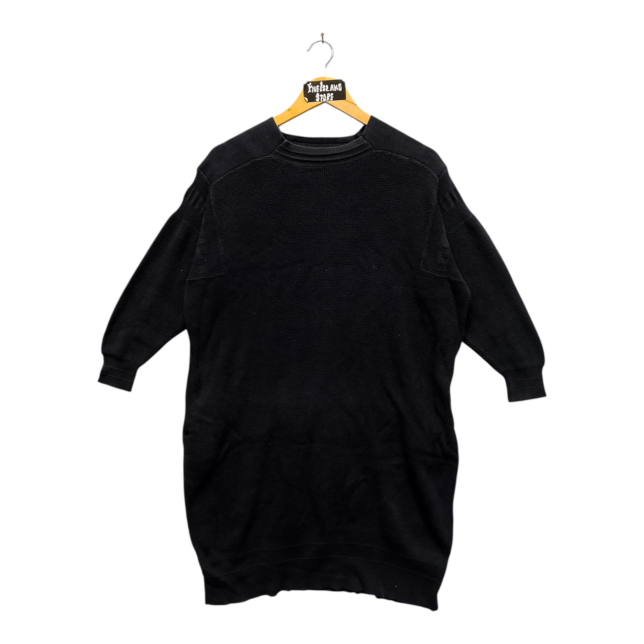 mercibeaucoup mercibeaucoup Issey miyake Black Knit Sweater Size XL / US 12-14 / IT 48-50 - 1 Thumbnail