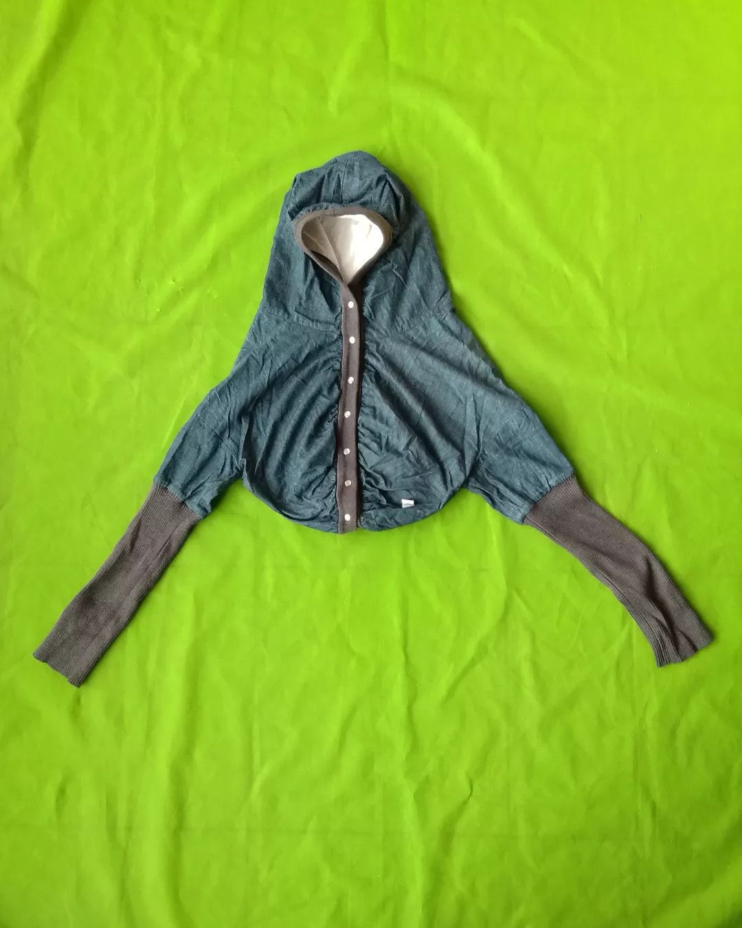 Angel Blue × Japanese Brand × Other CorCaroli Hooded Button-Ups Woman Top Size XS / US 0-2 / IT 36-38 - 2 Thumbnail
