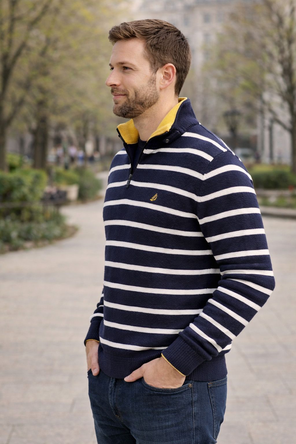 Nautica Vintage Nautica Knit Half-Zip Sweater – Size M Size US M / EU 48-50 / 2 - 2 Thumbnail