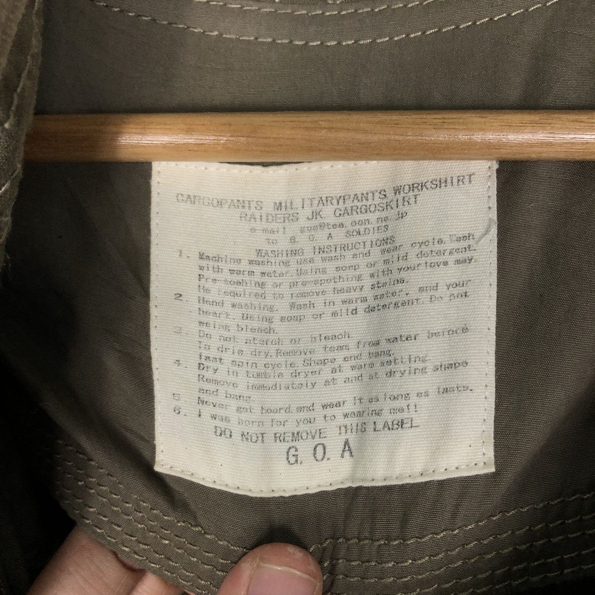 If Six Was Nine 🔥G.O.A Suspended Flare Cargo Jacket Parachute Bondage Size M / US 6-8 / IT 42-44 - 18 Thumbnail