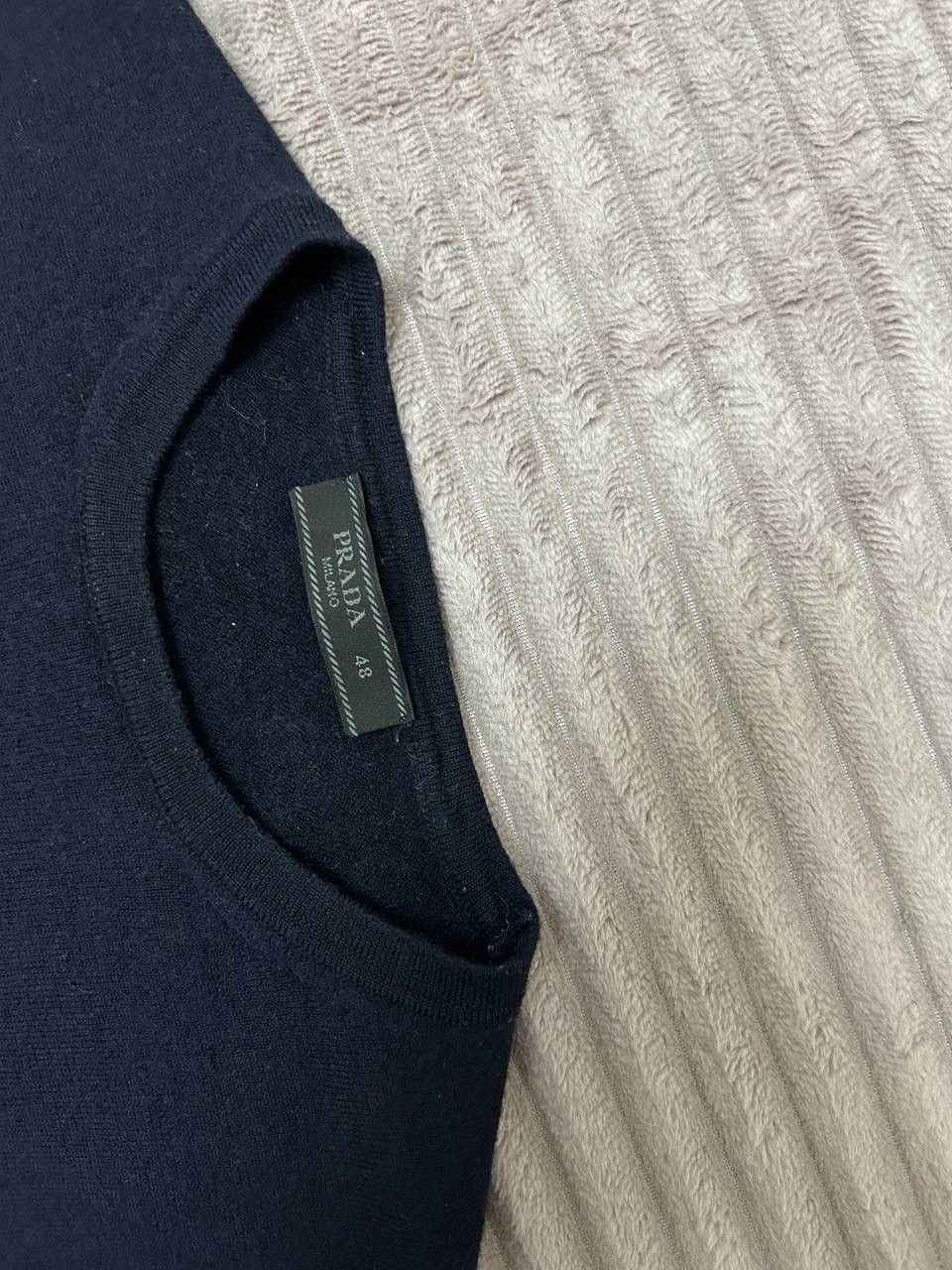 Prada Prada Milano Wool Lightweight Crewneck Jumper Size 48 Size US M / EU 48-50 / 2 - 6 Thumbnail