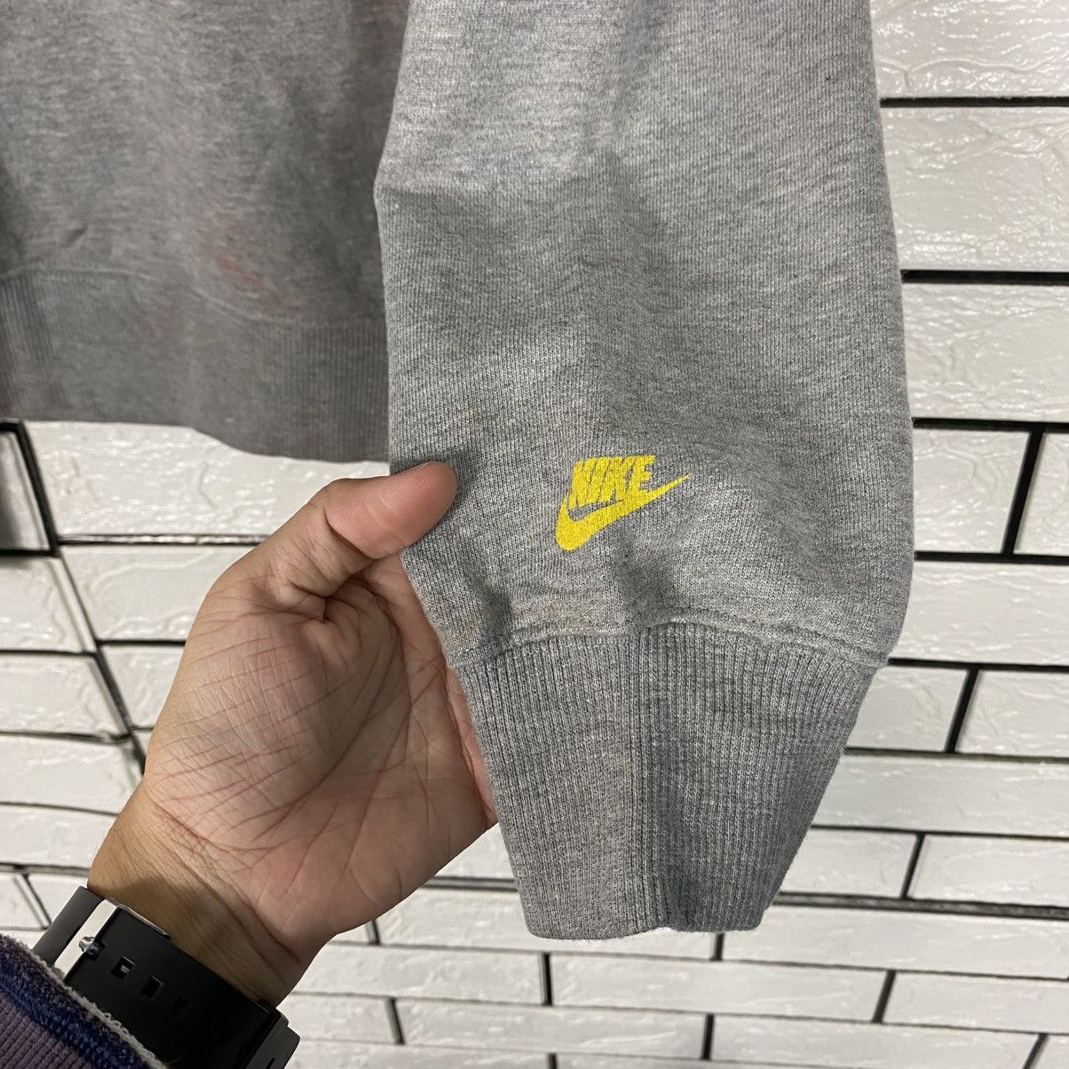 Nike 📌Vintage Sweatshirt Nike Challenge Court Big Logo Size US L / EU 52-54 / 3 - 12 Thumbnail