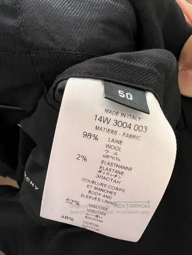 Givenchy Givenchy Men's Black Suit Jacket Size US XL / EU 56 / 4 - 4 Thumbnail