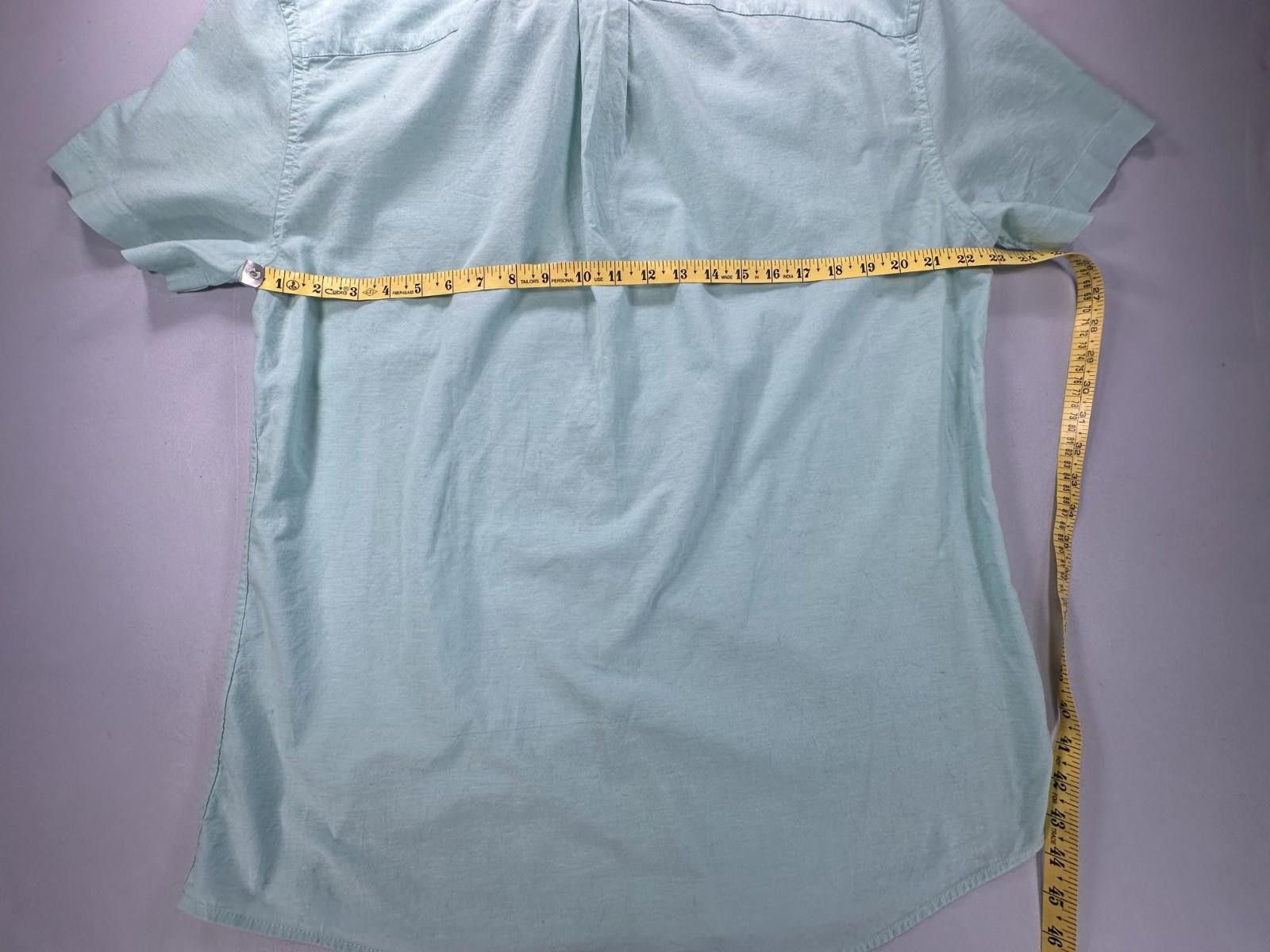 Tommy Hilfiger Tommy Hilfiger Custom Fit Casual Short Sleeve Green Mens XL Size US XL / EU 56 / 4 - 7 Thumbnail