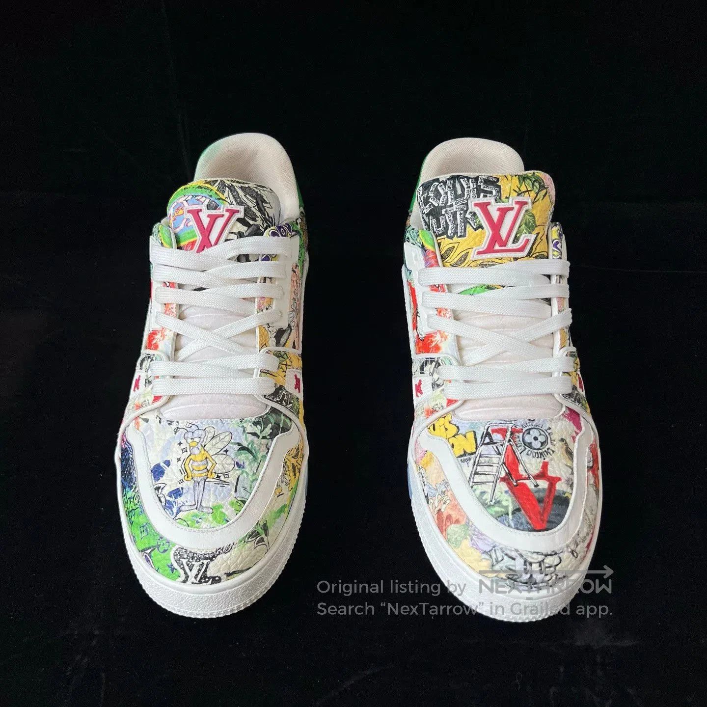 Louis Vuitton Louis Vuitton Trainer Graffiti Sneakers. Size US 8.5 / EU 41-42 - 2 Thumbnail