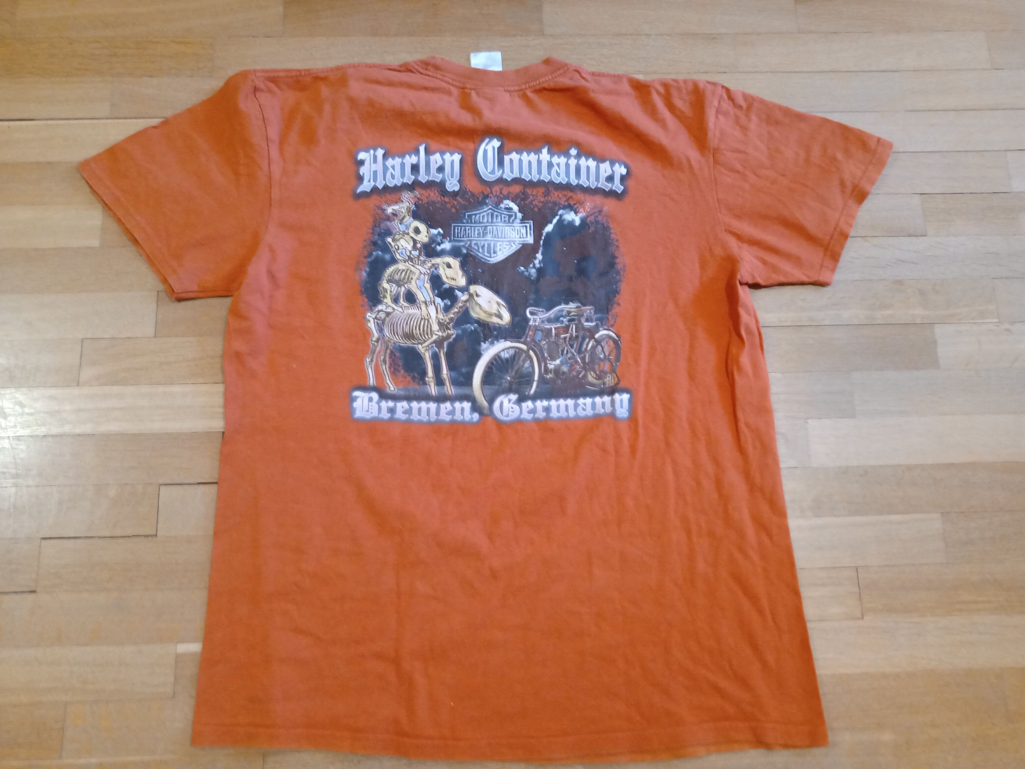 Harley Davidson Harley Davidson Bad to the Chrome Moto Shirt Bremen Germany Size US XL / EU 56 / 4 - 2 Thumbnail