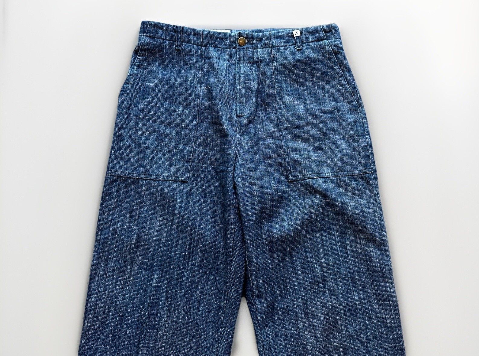 Vintage Myths Mens Baggy Wide Leg Denim Pants Trousers Jeans Style Size US 30 / EU 46 - 6 Thumbnail
