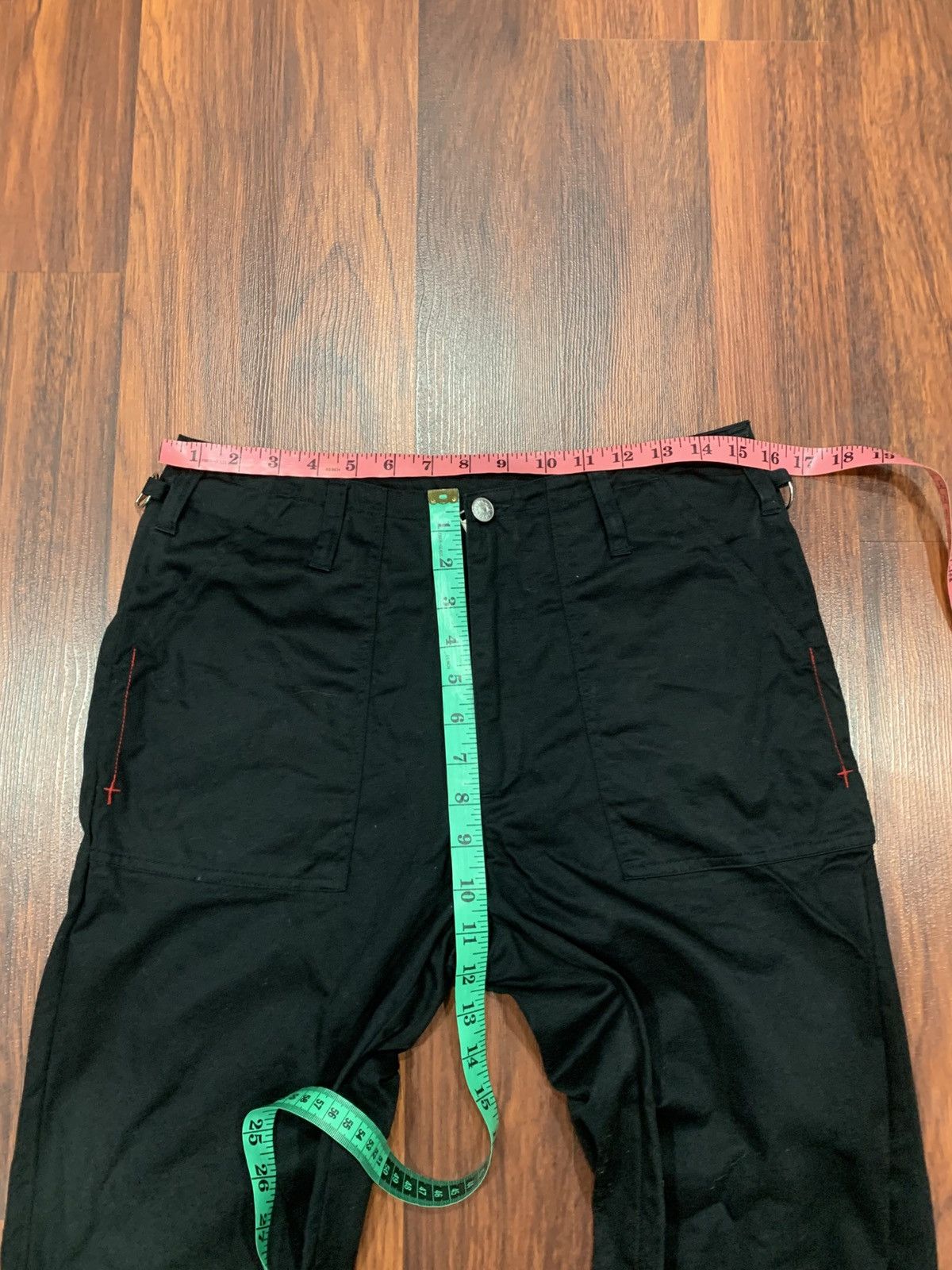 Japanese Brand Mad Lace Up Bondage Pants Size US 31 - 4 Thumbnail