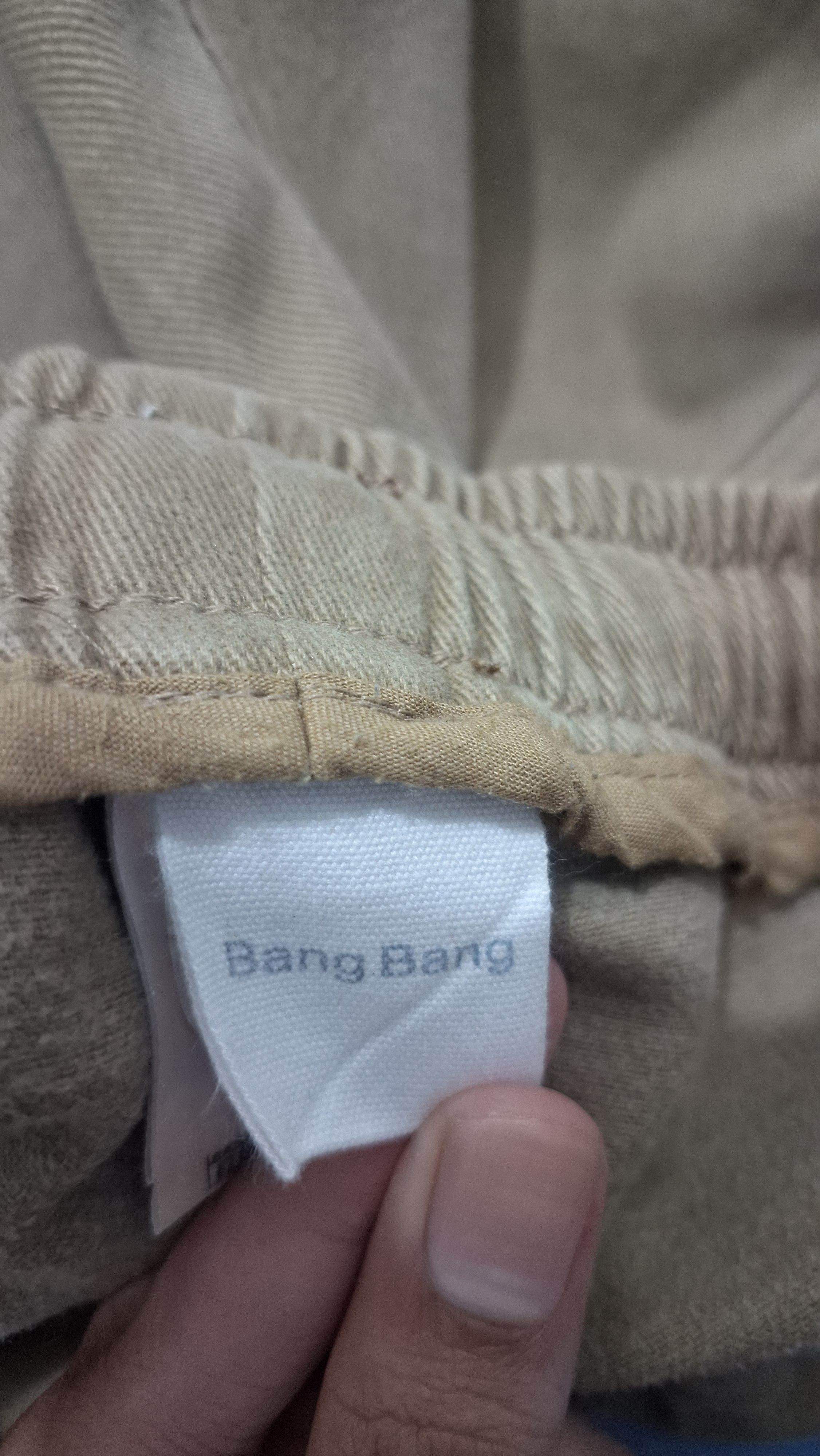Japanese Brand 🔥Bang Bang Khaki Utility Drawstring Chino Joggers Size US 34 / EU 50 - 2 Thumbnail