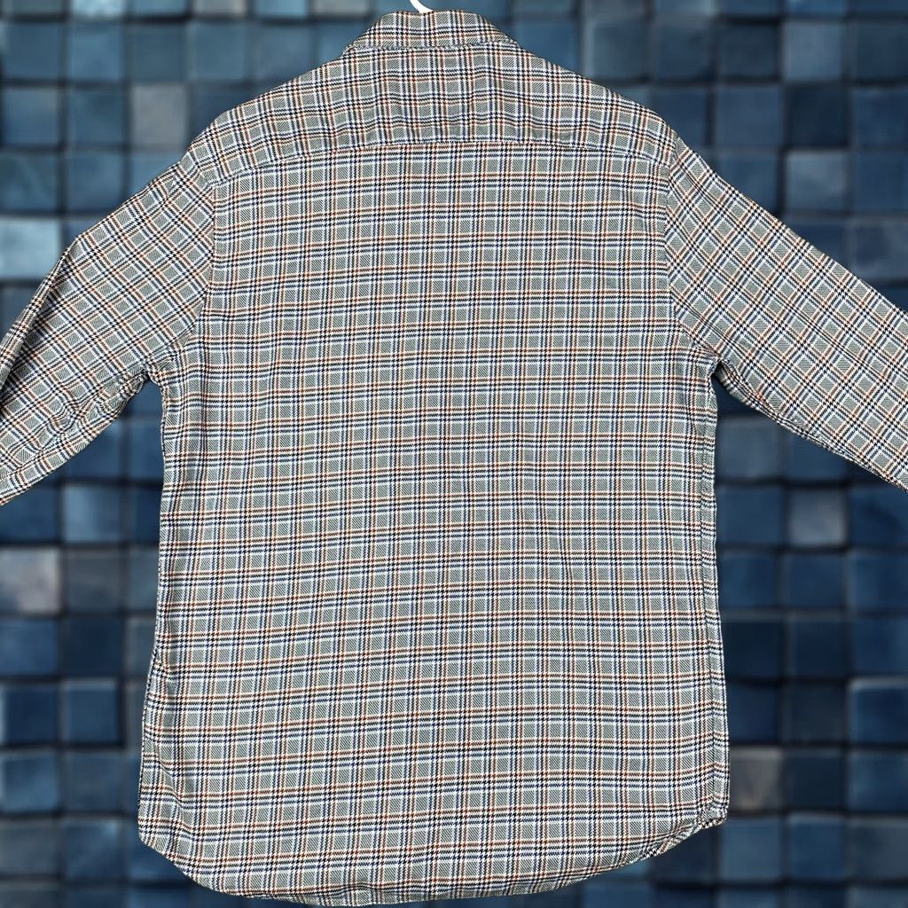 Johnston & Murphy Johnston & Murphy Shirt Mens M Blue Orange Houndstooth Button Up Casual EUC Size US M / EU 48-50 / 2 - 1 Thumbnail