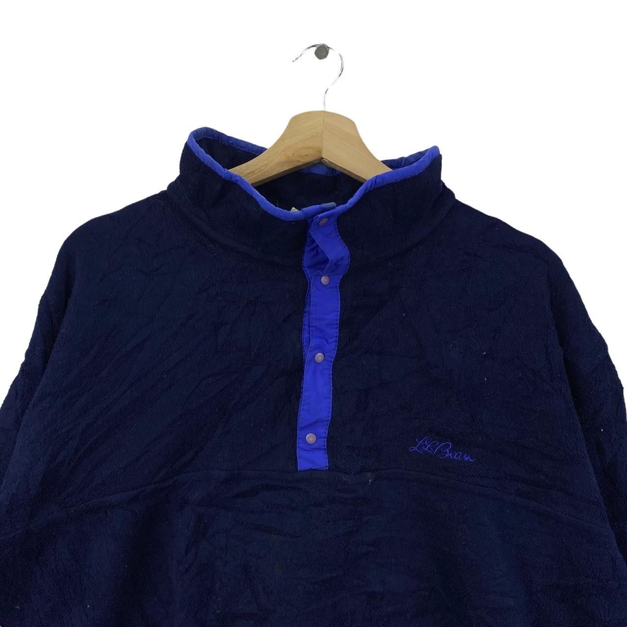 L.L. Bean Vtg 90’ L.L BEAN FREEPORT MAINE Blue Sherpa Fleece Jacket Size US XXL / EU 58 / 5 - 3 Thumbnail