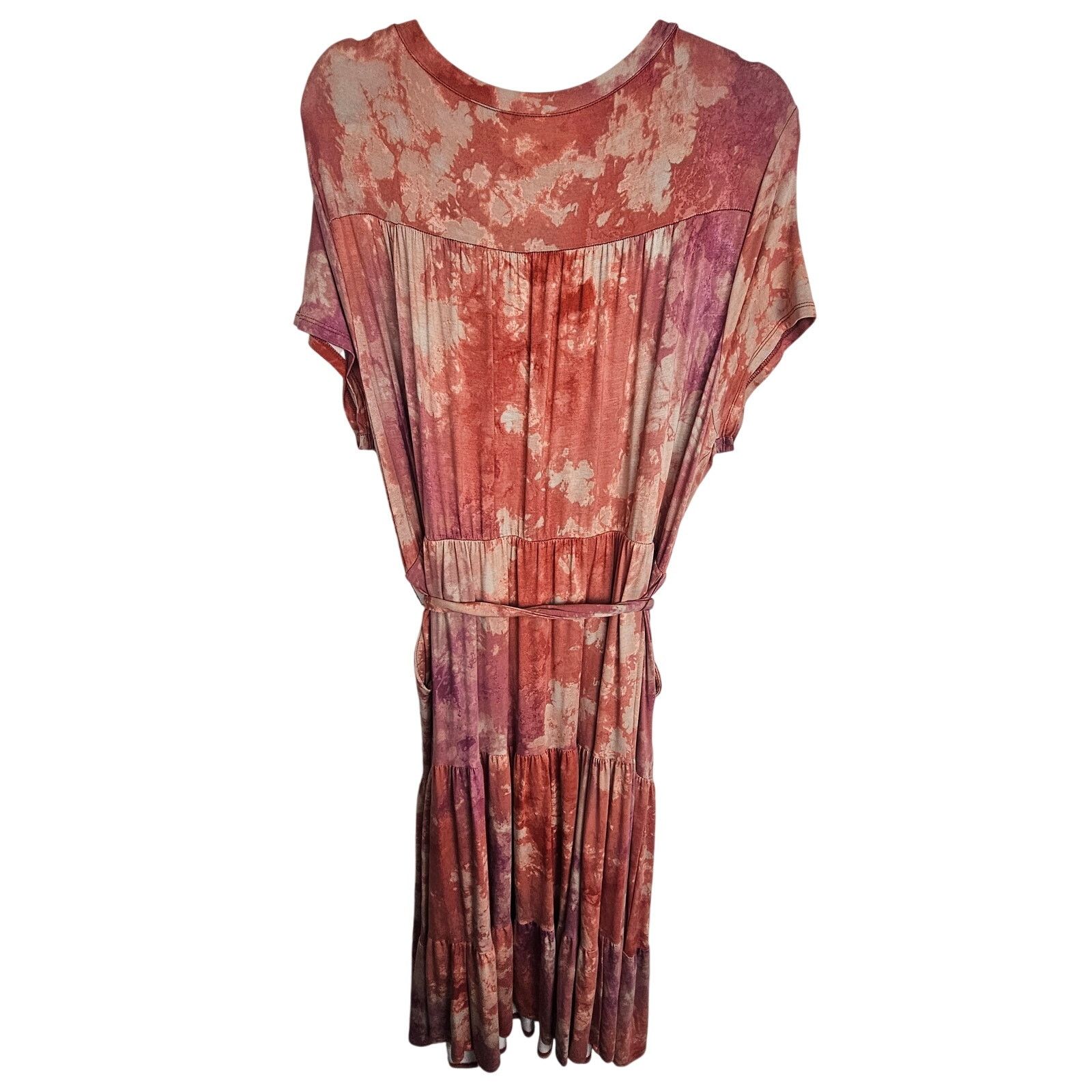 Corridor Torrid Super Soft Knits Stretch Jersey Tiered Skater Dress Size XXL / US 16-18 / IT 52-54 - 9 Thumbnail