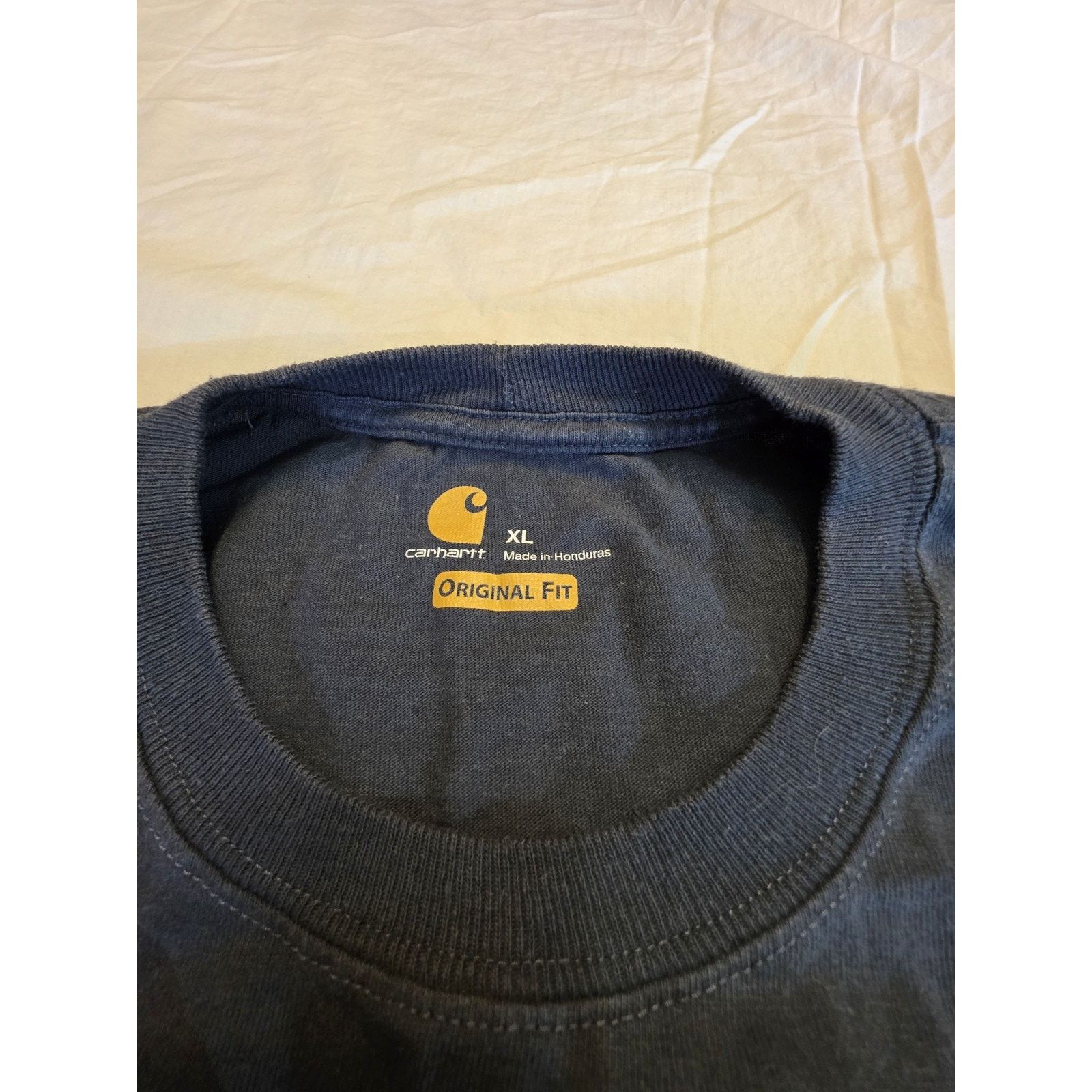 Carhartt Carhartt Men's Size Xl Grey Short Sleeve Pocket T-Shirt Size US XL / EU 56 / 4 - 4 Thumbnail