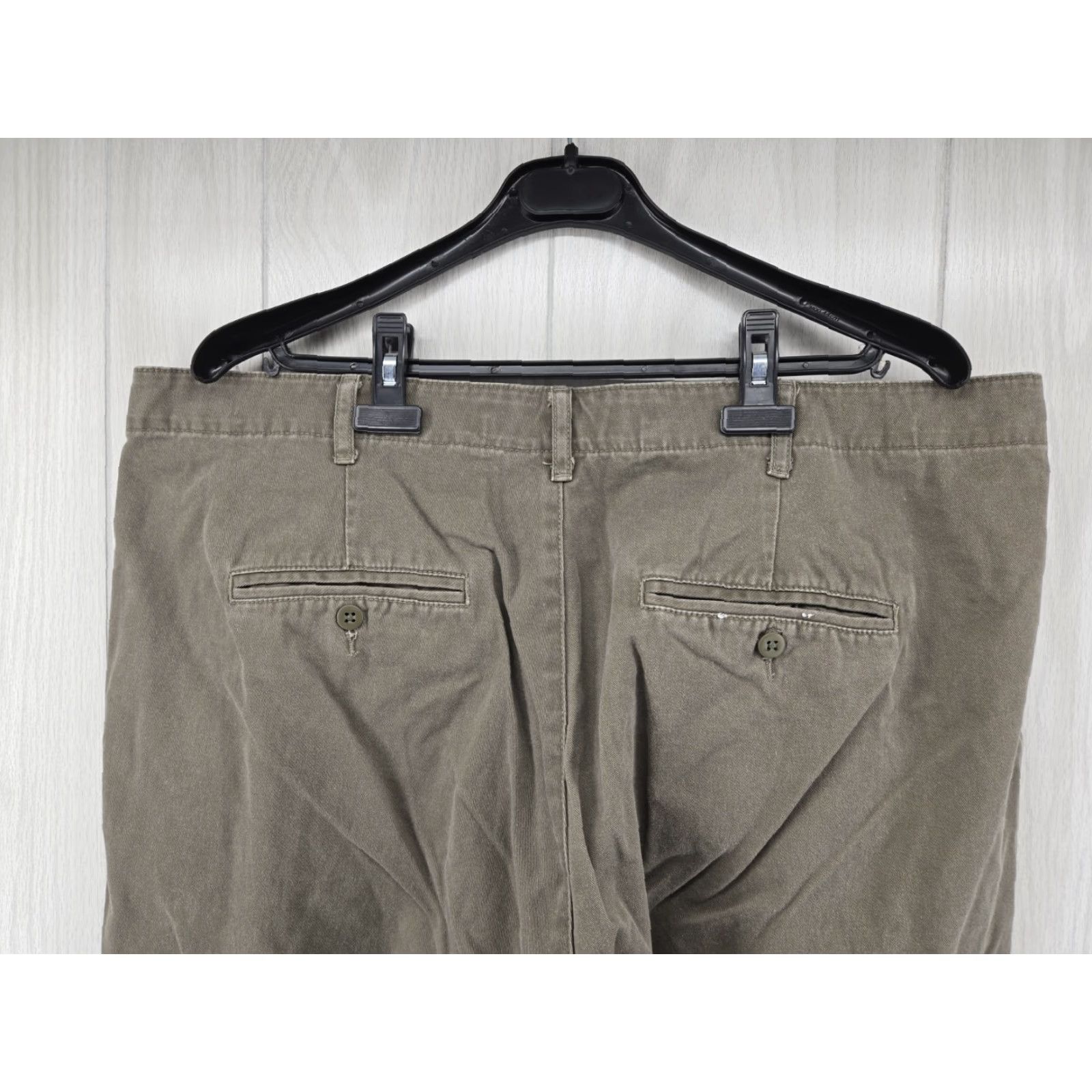 Vintage Cabela's Men's Casual Pants Aged Khaki 44/30 Casual Pants Beige Cotton Flat Front 5-Pocket Regular Mens Size US 44 / EU 60 - 6 Thumbnail