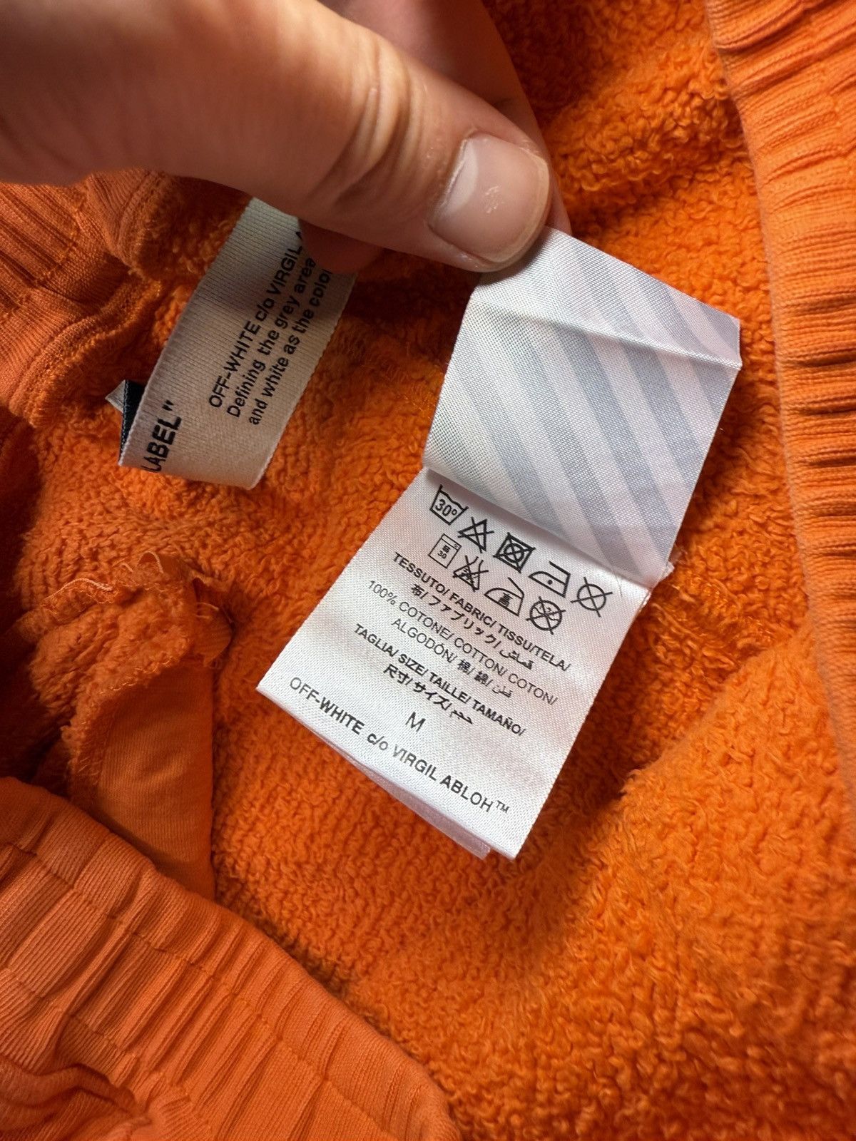 Off-White 2013 Off-White Logo NEW Cargo Cuffed Jogger Sweatpant Medium Size US 32 / EU 48 - 14 Thumbnail