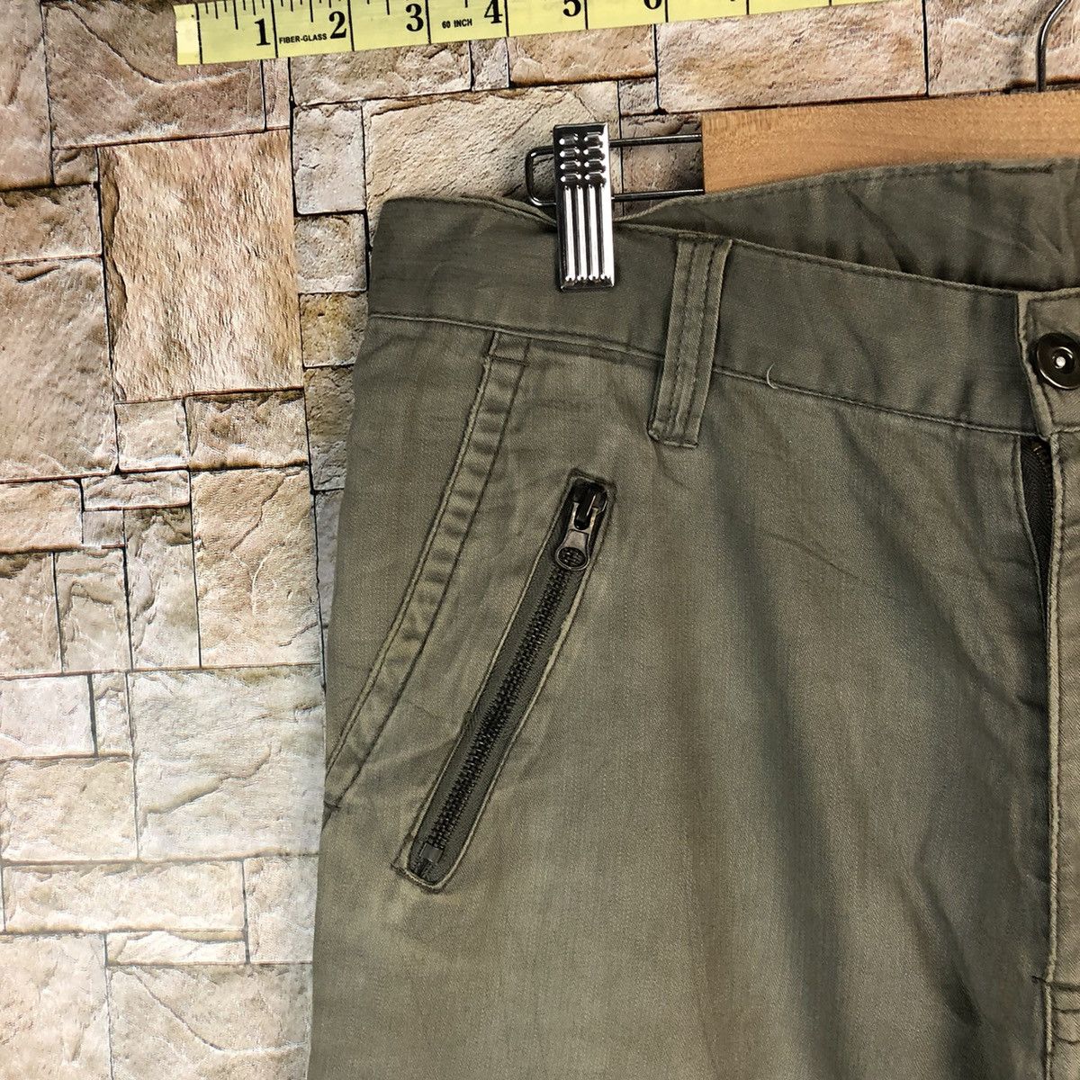 Japanese Brand Japanese Brand Green Cargo Multipocket Pants #A1027 Size US 32 / EU 48 - 8 Thumbnail