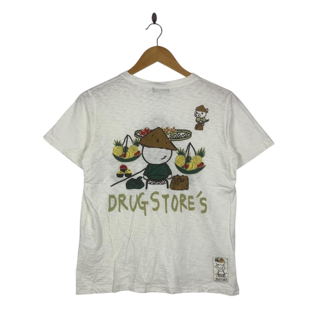 Vintage Vintage DRUG STORE’S HOG Japan Traditional Farmer Tee Shirt Size L / US 10 / IT 46 - 4 Thumbnail