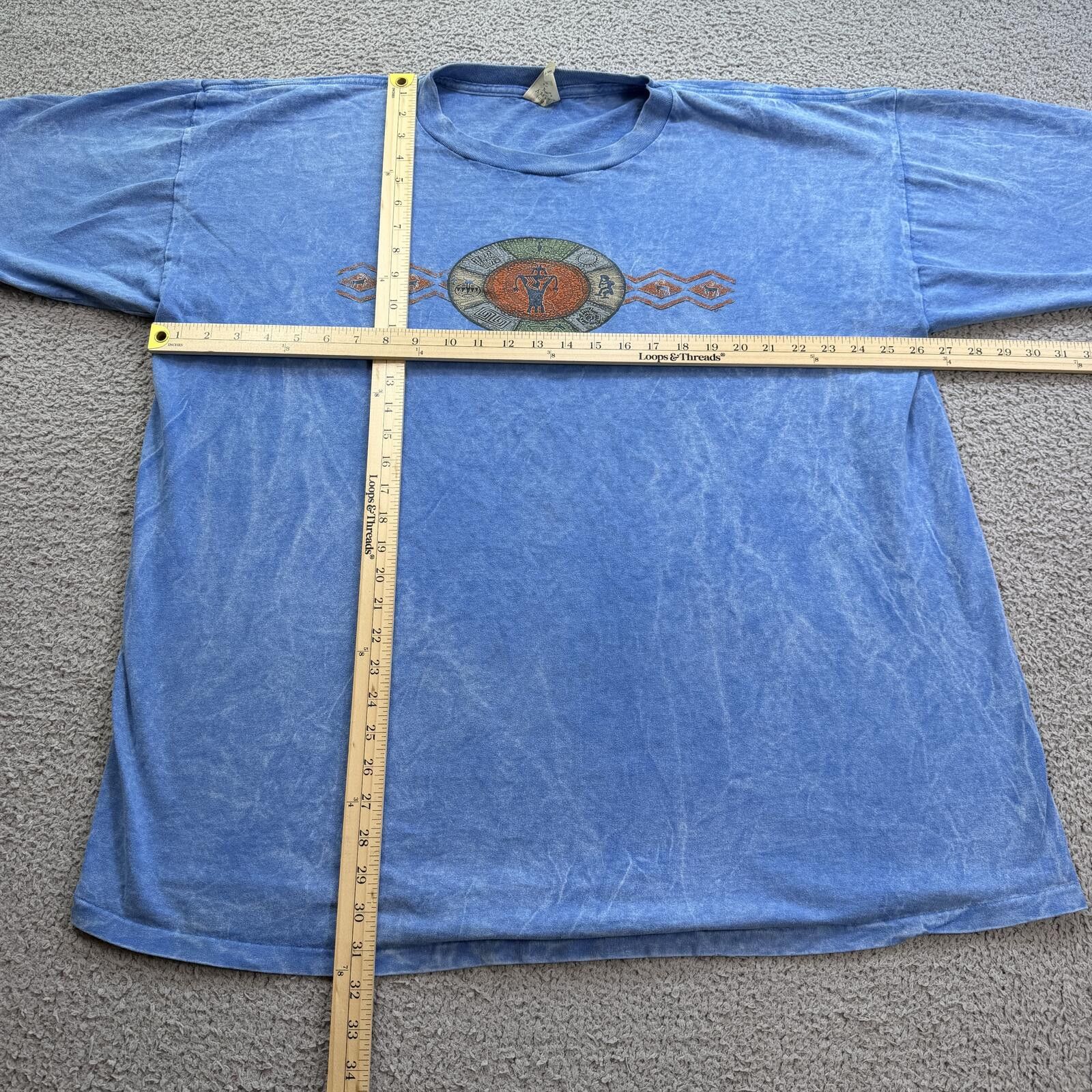 Other Vintage 90s Arizona Graphic T Shirt XXL Made USA Faded Blue Size US XXL / EU 58 / 5 - 3 Thumbnail