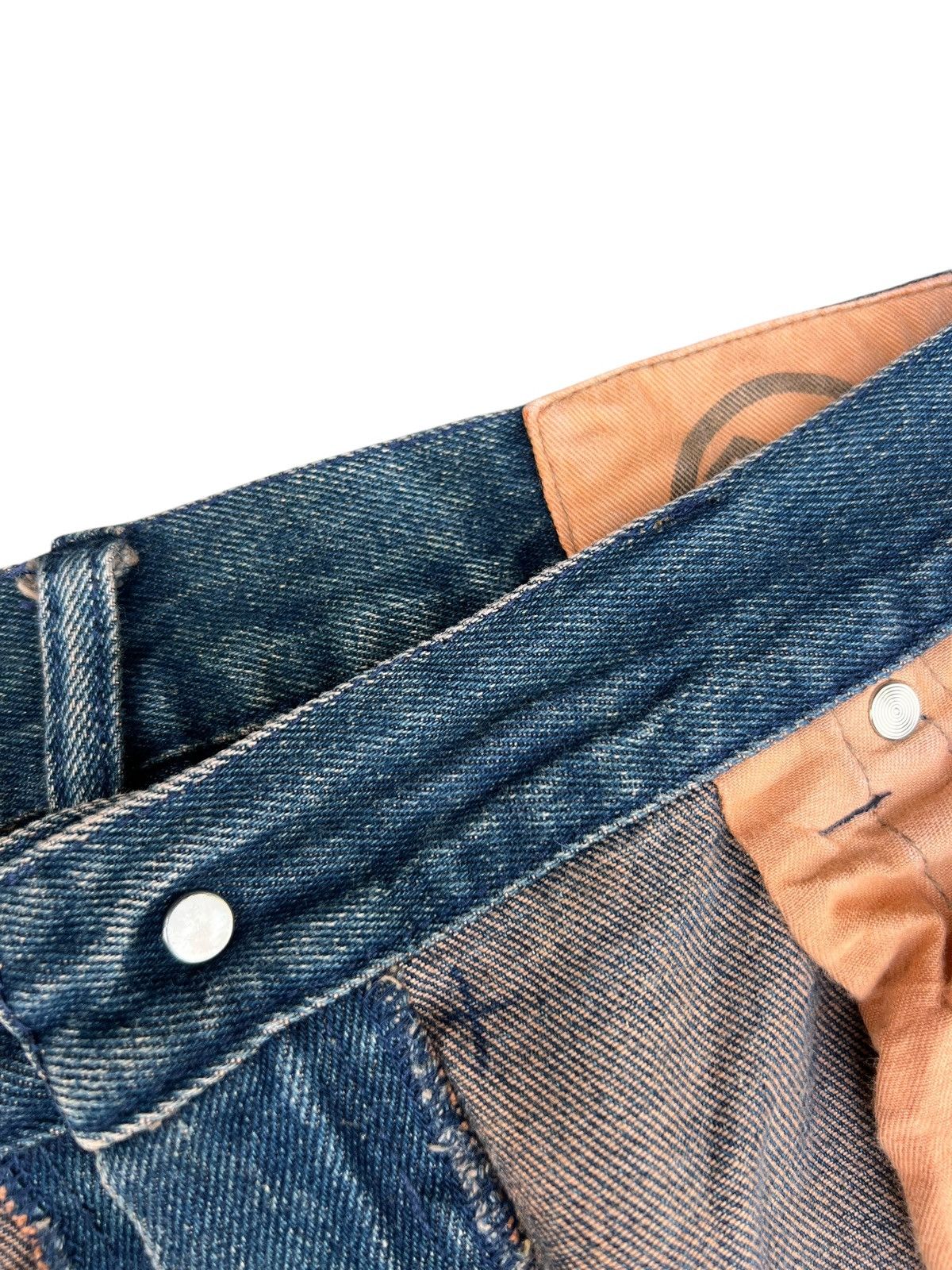 PPFM Vintage PPFM Faded Denim Regular Jeans Size US 31 - 21 Thumbnail